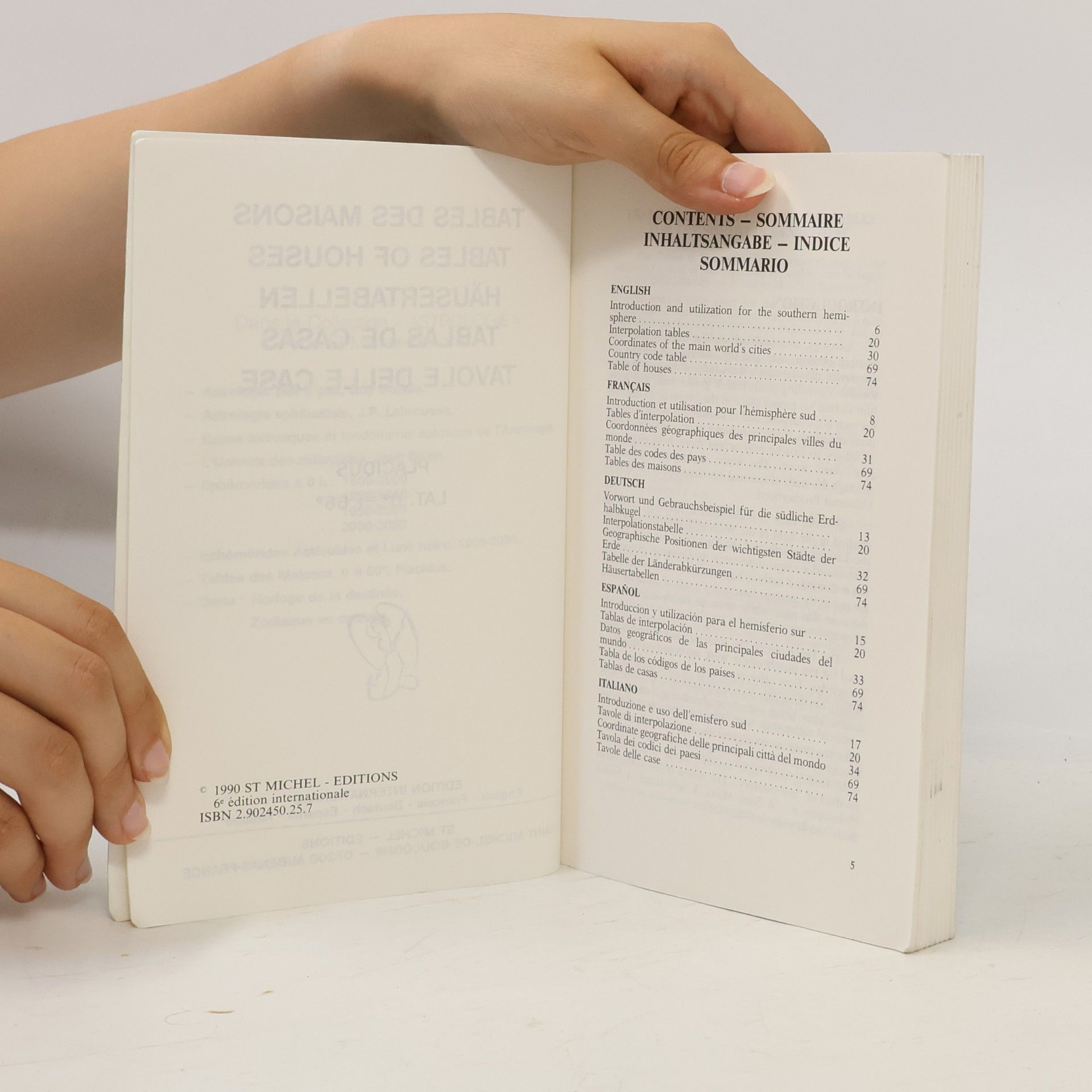 Collectif Tables des maisons