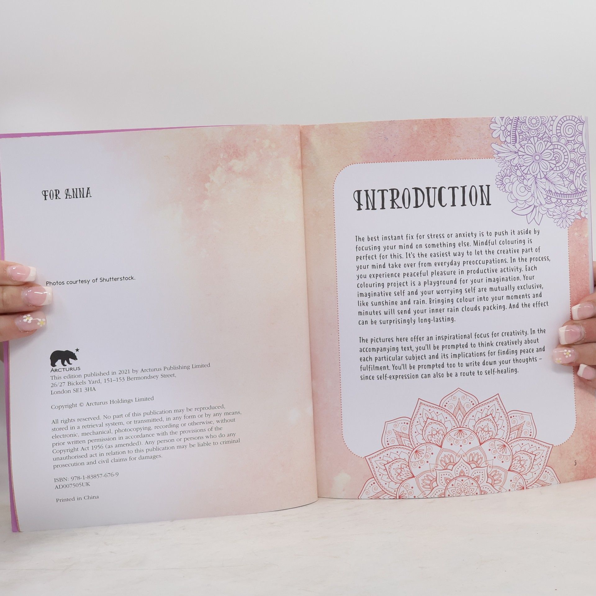 Mike Annesley Arcturus Mindful Journals: The Mindful Colouring Journal