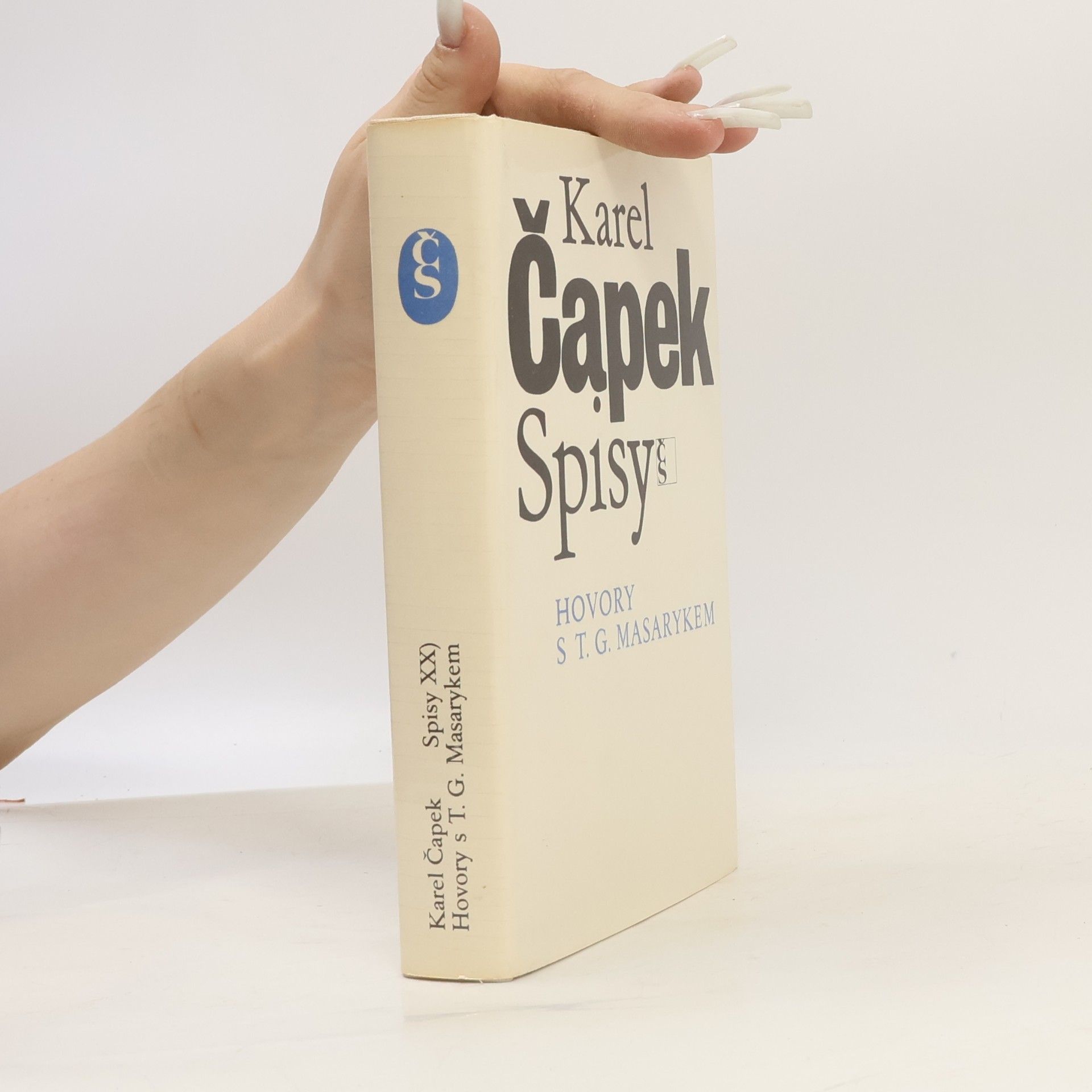 Karel Čapek Hovory s T. G. Masarykem