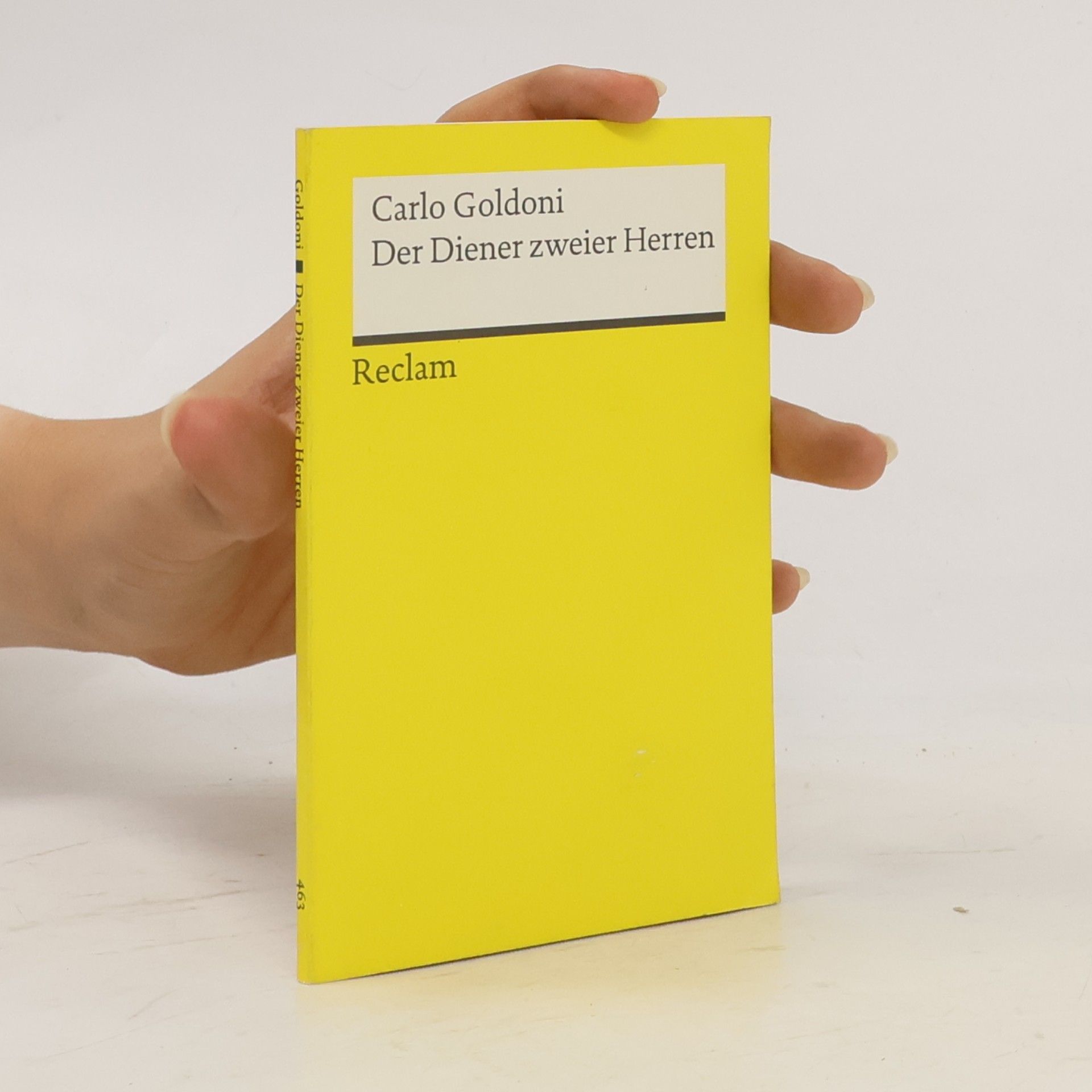 Carlo Goldoni Der Diener zweier Herren