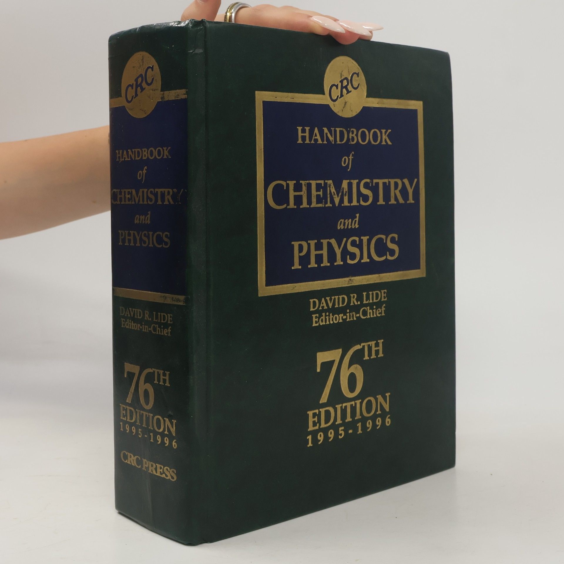 David R Lide CRC Handbook of Chemistry and Physics 76th Edition