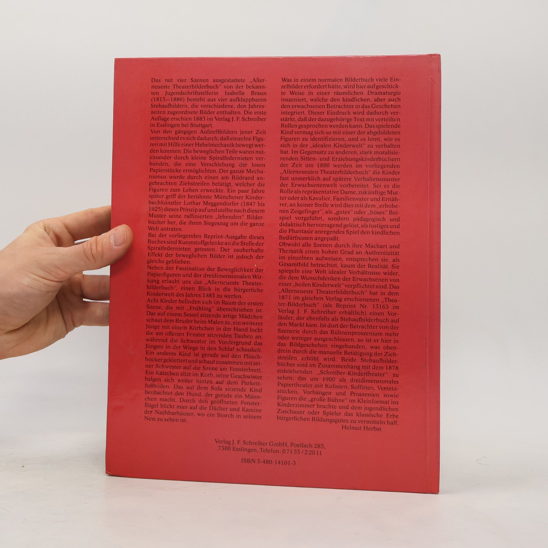 Isabella Braun Allerneuestes Theaterbilderbuch mit beweglichen Figuren
