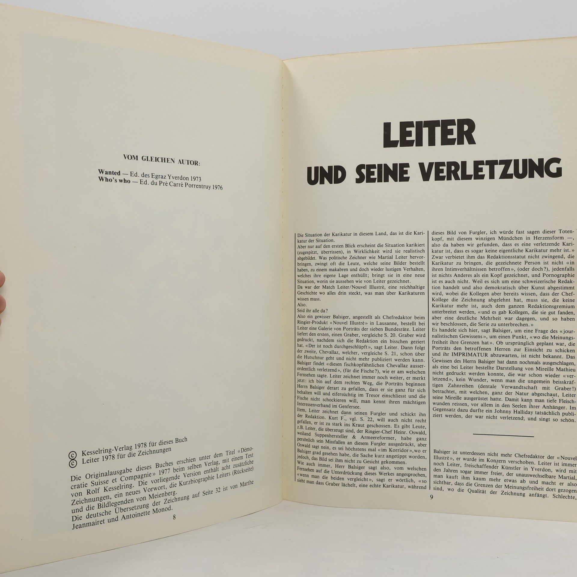 Martial Leiter Abstriche & Landvermessung