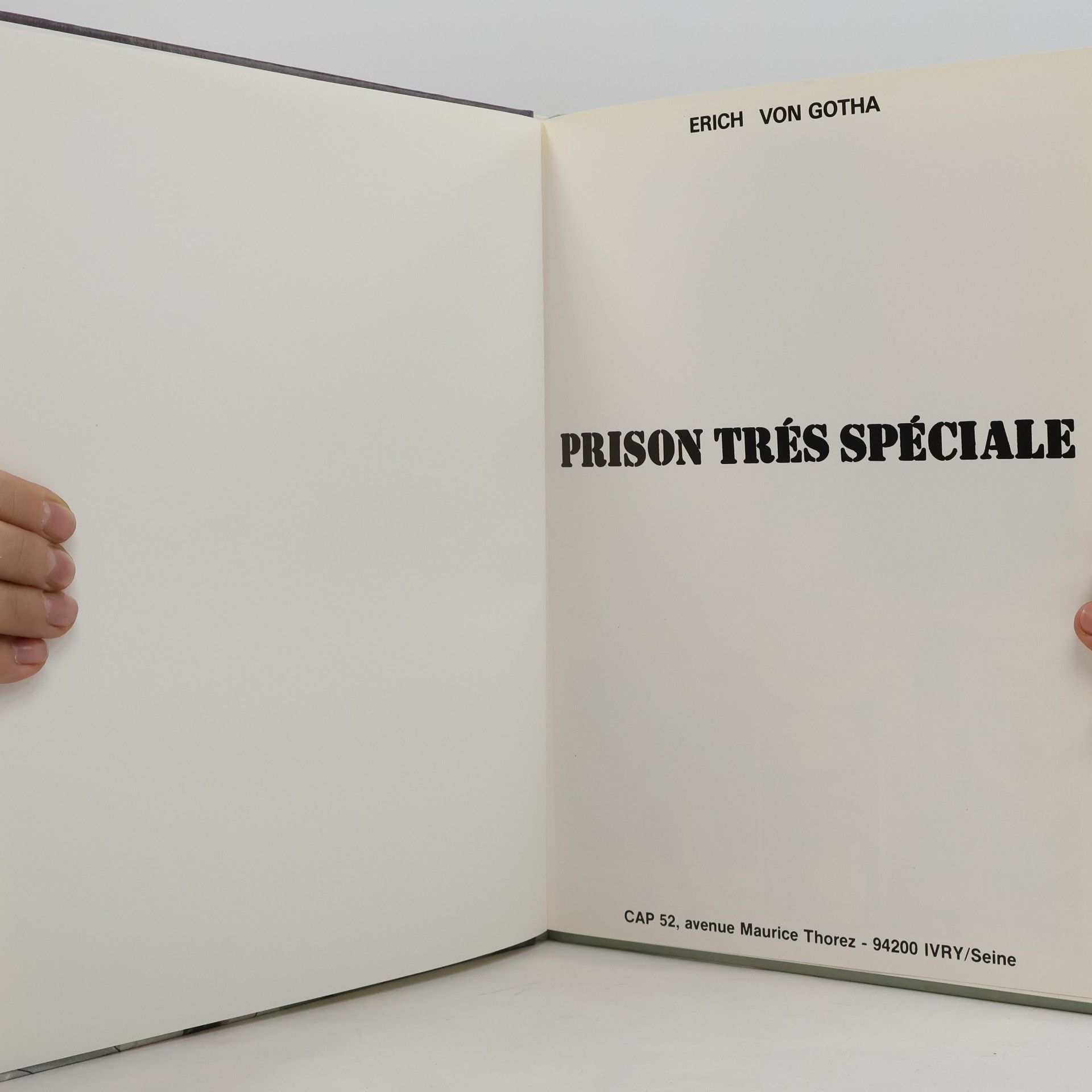 Erich von Gotha Prison Très Spéciale