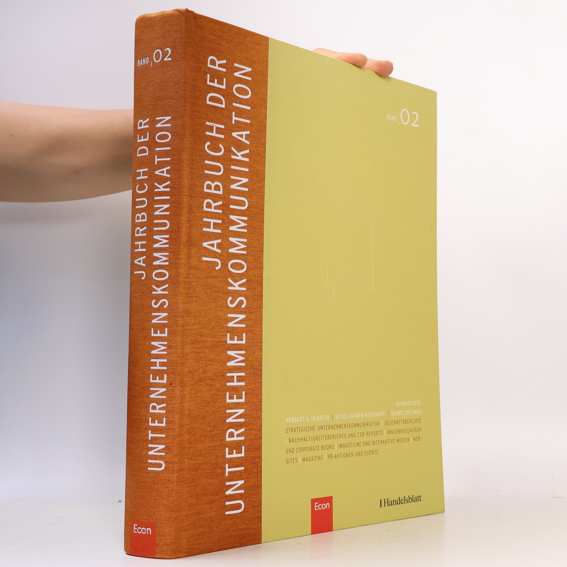 Klaus Rainer Kirchhoff Jahrbuch der Unternehmenskommunikation 2008