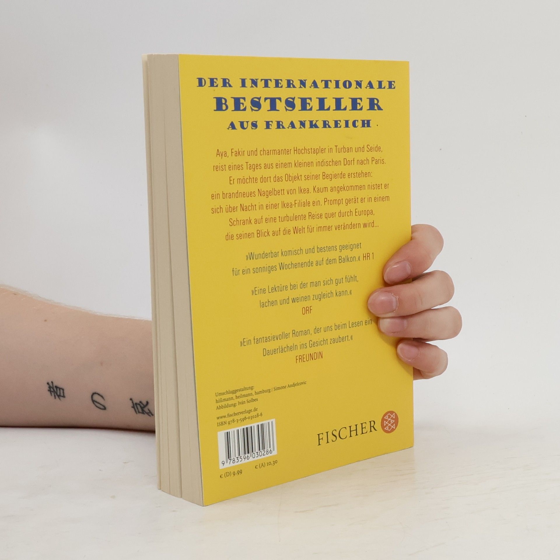 Romain Puértolas Die Unglaubliche reise des fakirs, der in einem Ikea- schrank Feststeckte