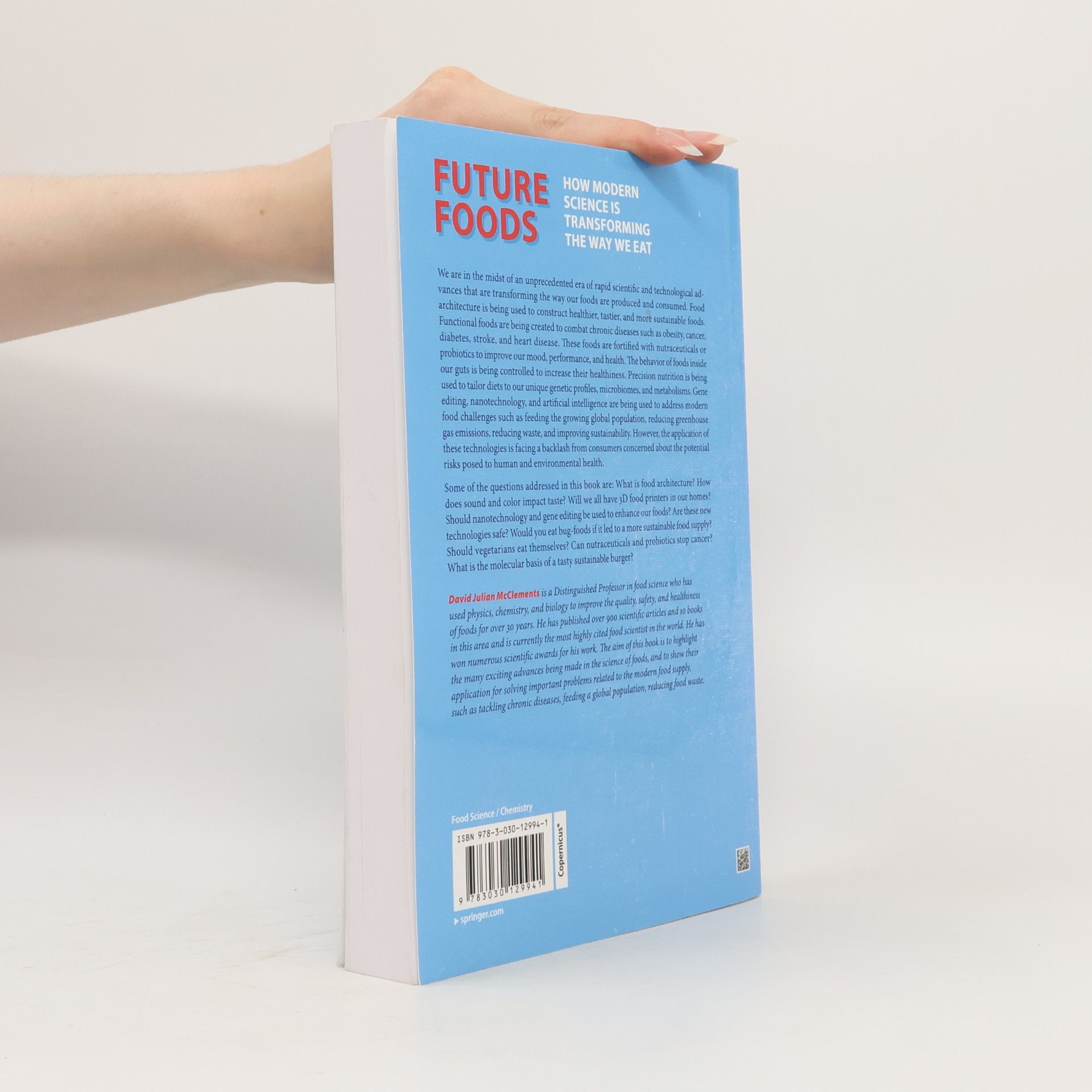 David Julian McClements Future Foods