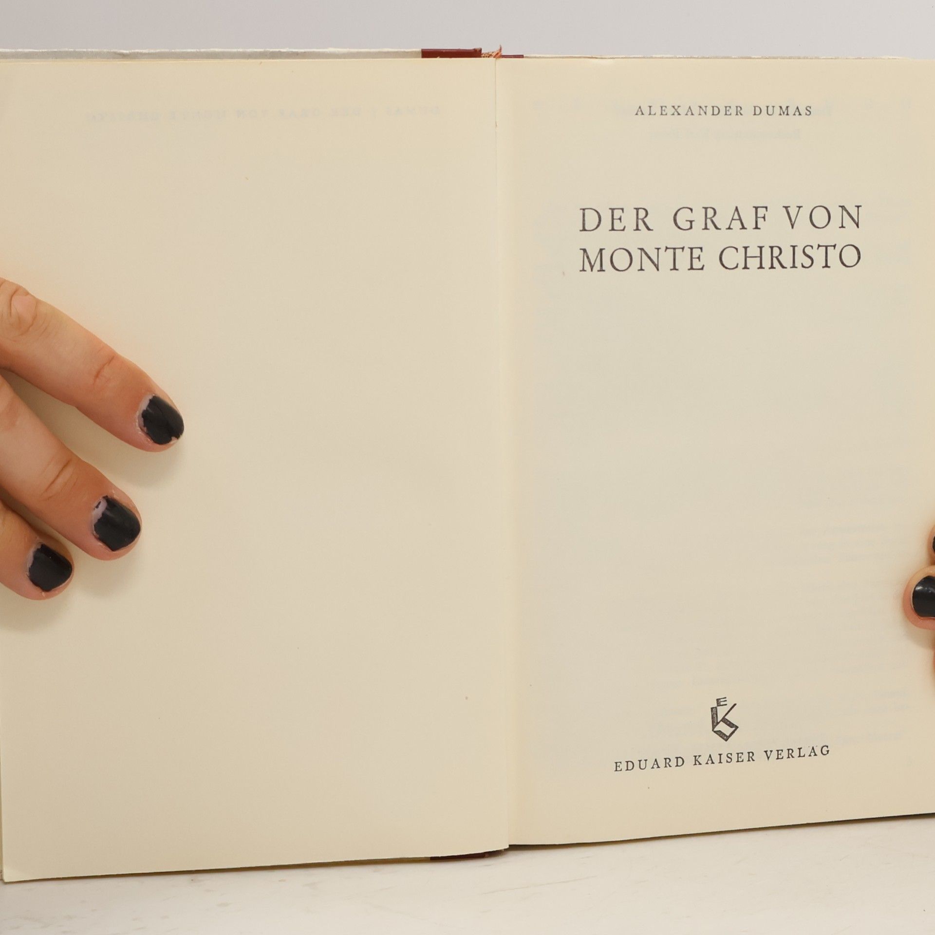 Alexandre Dumas starší Der Graf von Monte Christo