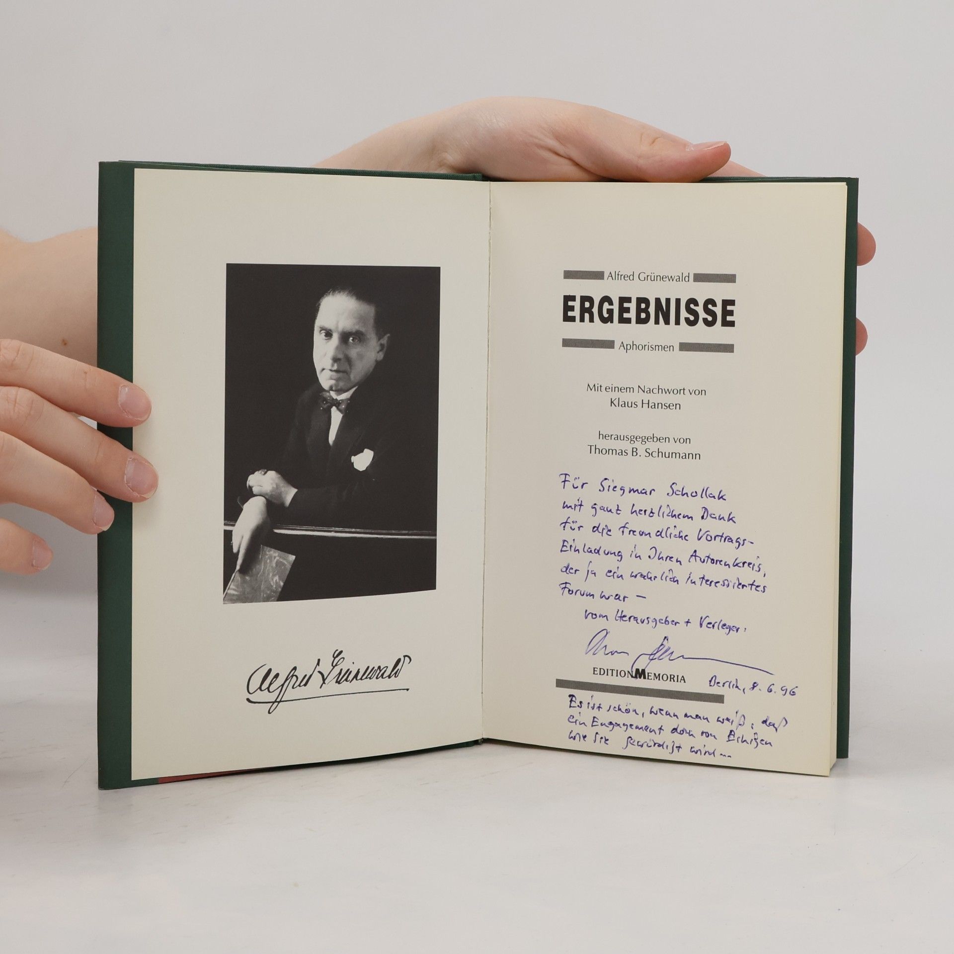 Alfred Grünewald Ergebnisse
