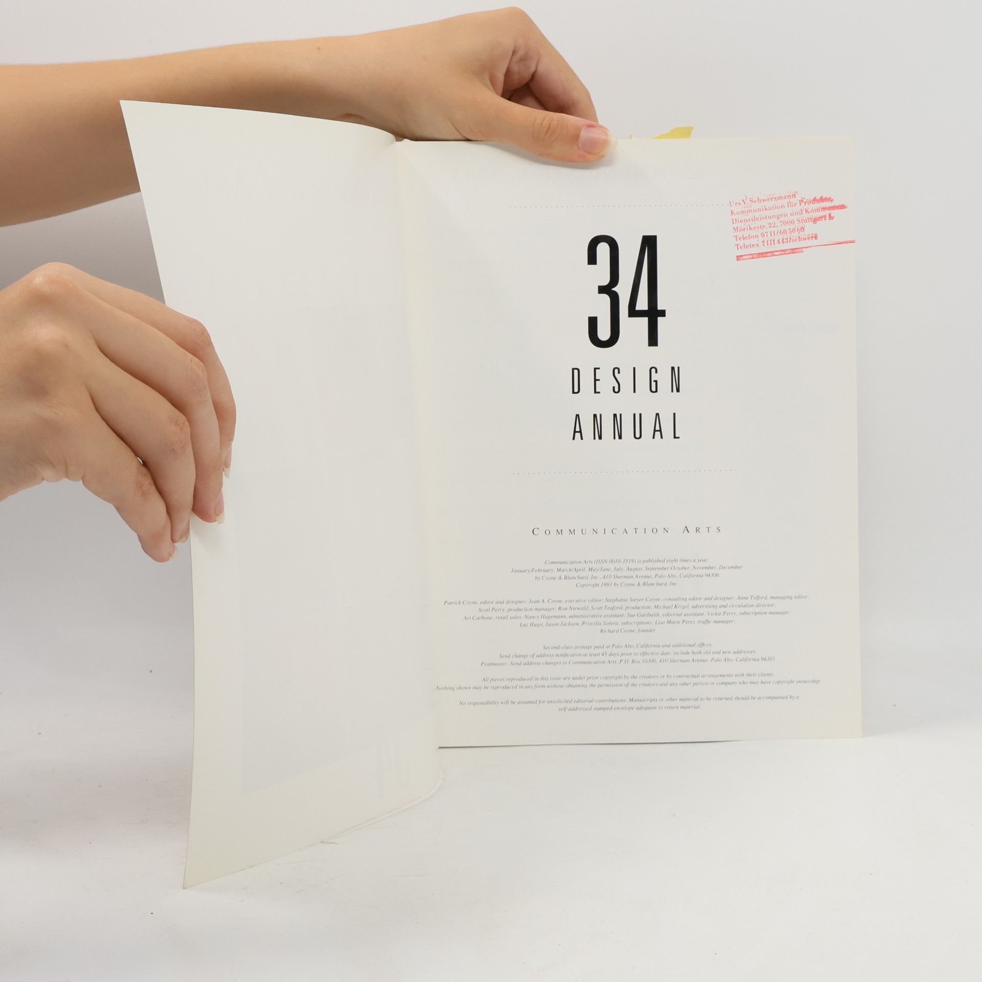 Kolektiv autorů Communication Arts. Design Annual 34