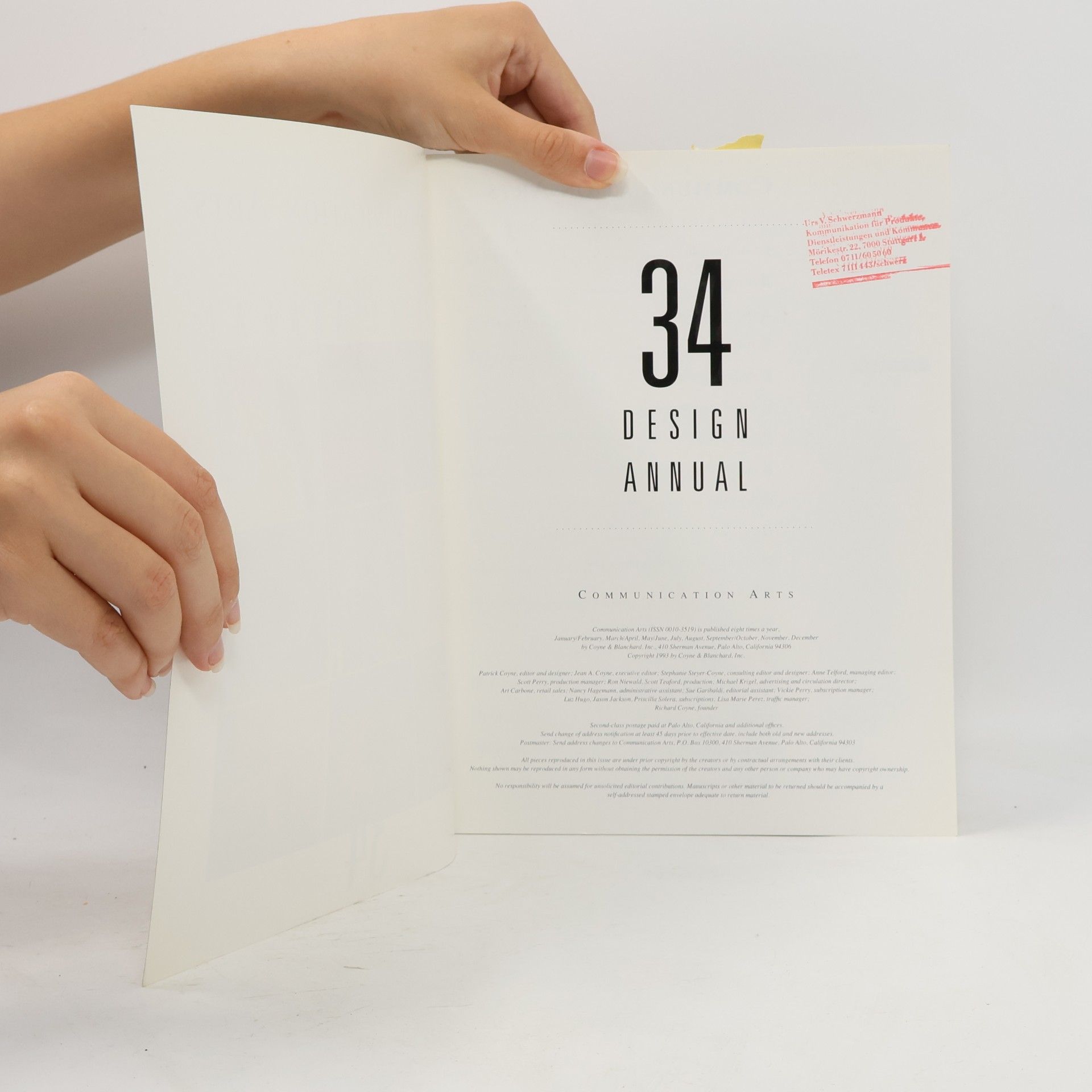 Kolektiv autorů Communication Arts. Design Annual 34