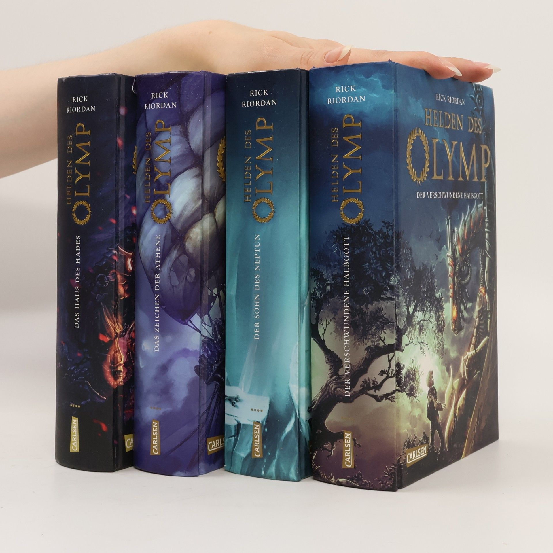Rick Riordan Helden des Olymp 2-5. Der Sohn des Neptun. Das Zeichen der Athene. Das Haus des Hades. Der Verschwundene Halbgott