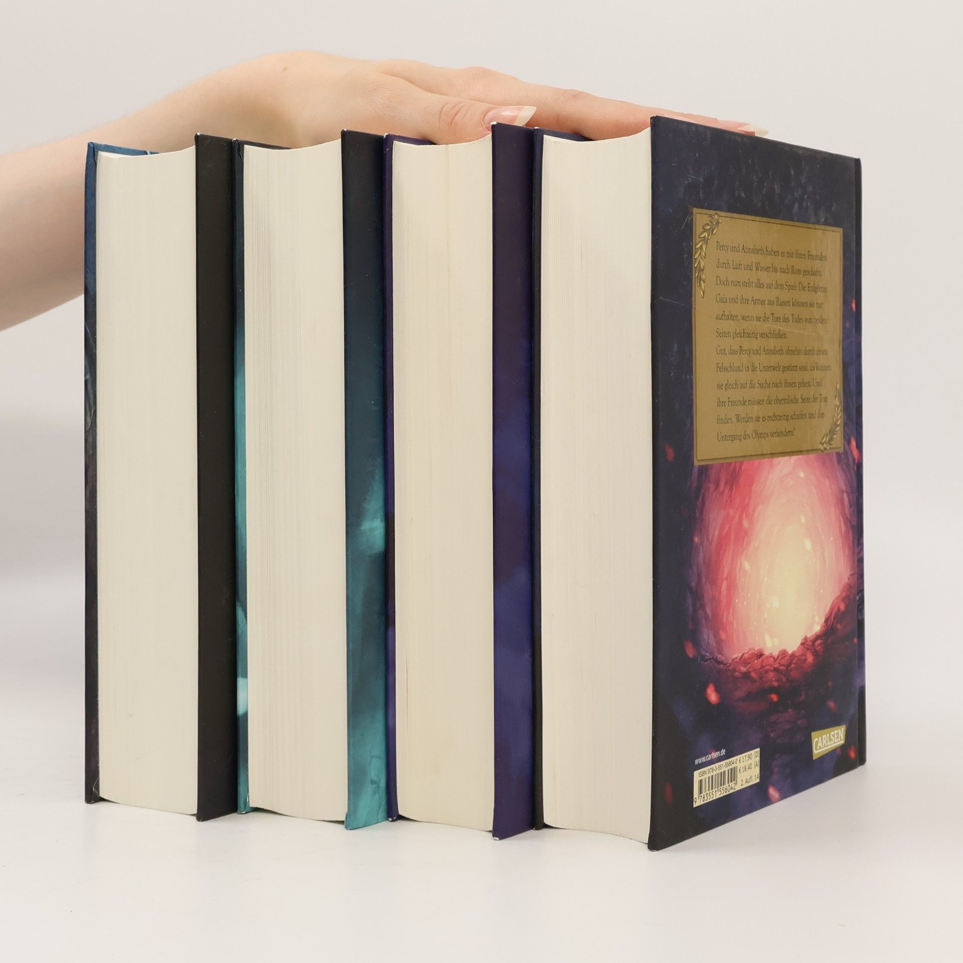 Rick Riordan Helden des Olymp 2-5. Der Sohn des Neptun. Das Zeichen der Athene. Das Haus des Hades. Der Verschwundene Halbgott
