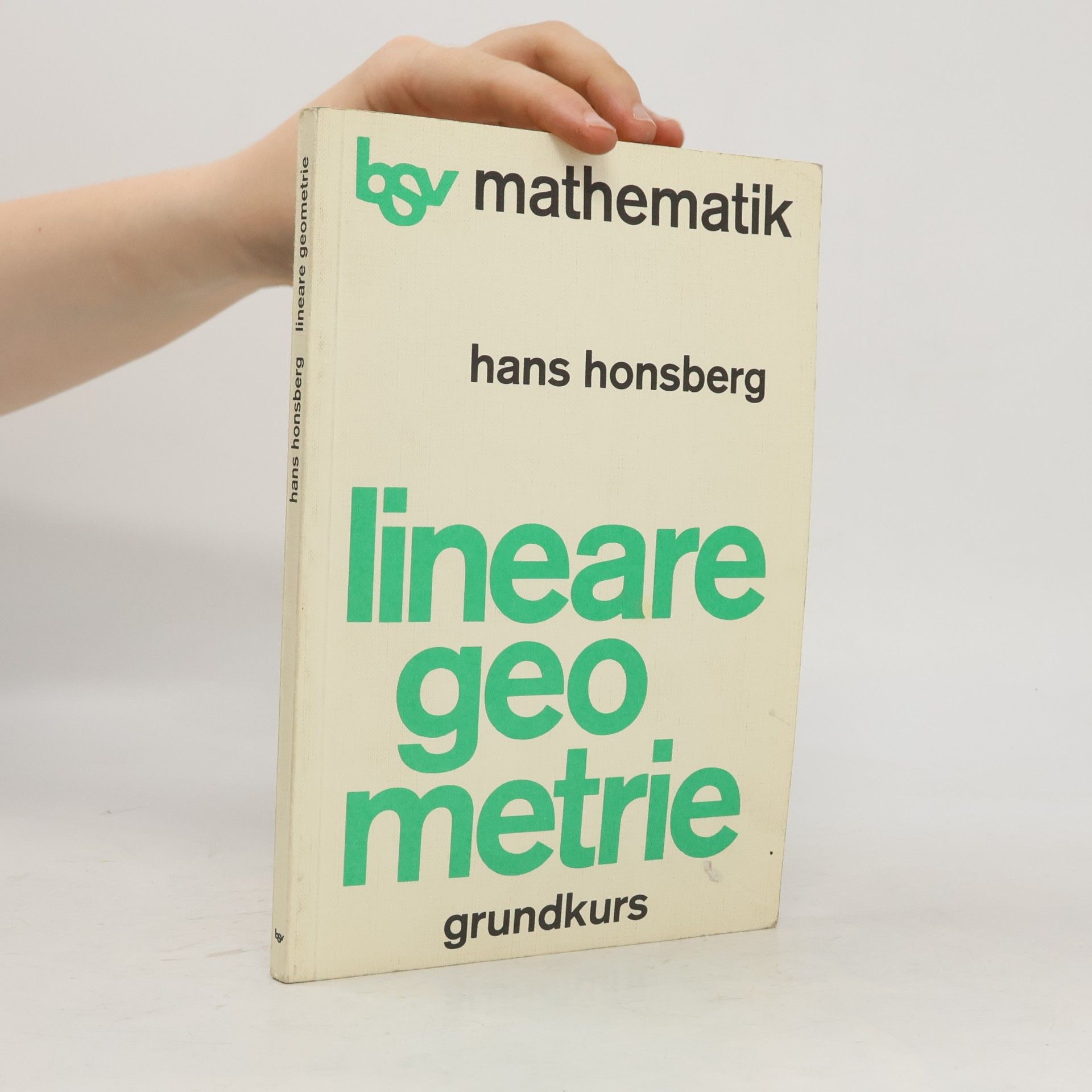Hans Honsberg Lineare Geometrie