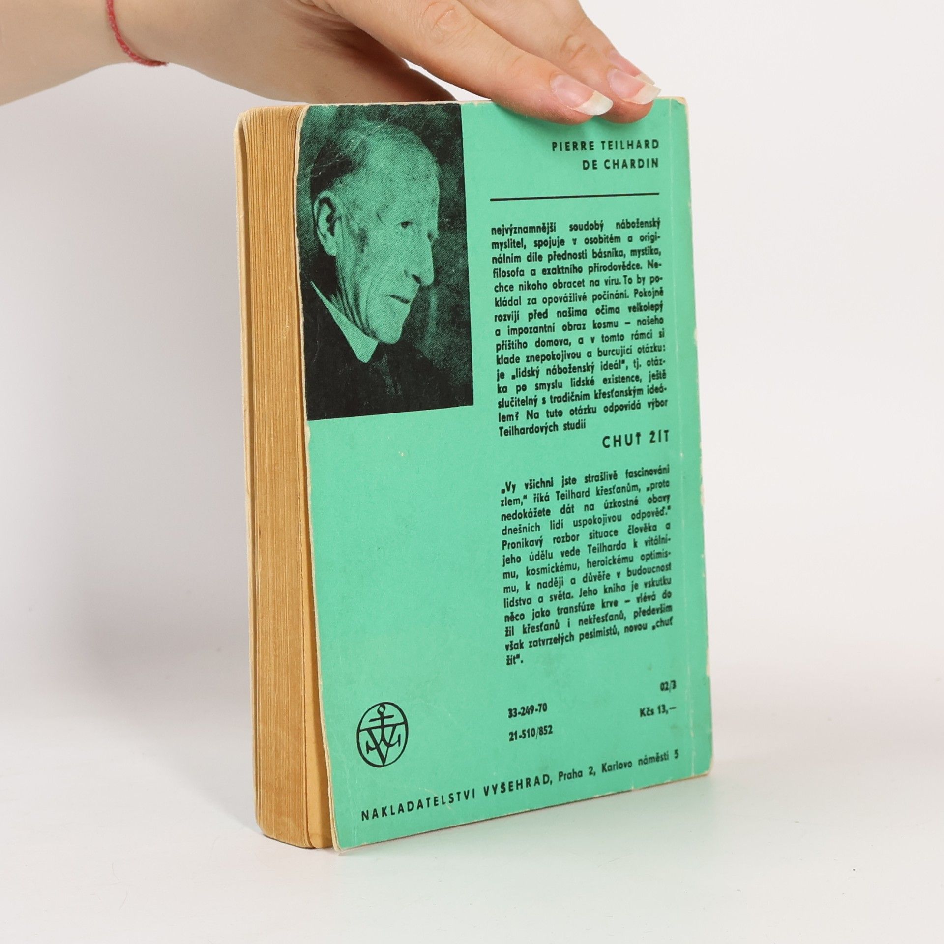 Pierre Teilhard de Chardin Chuť žít