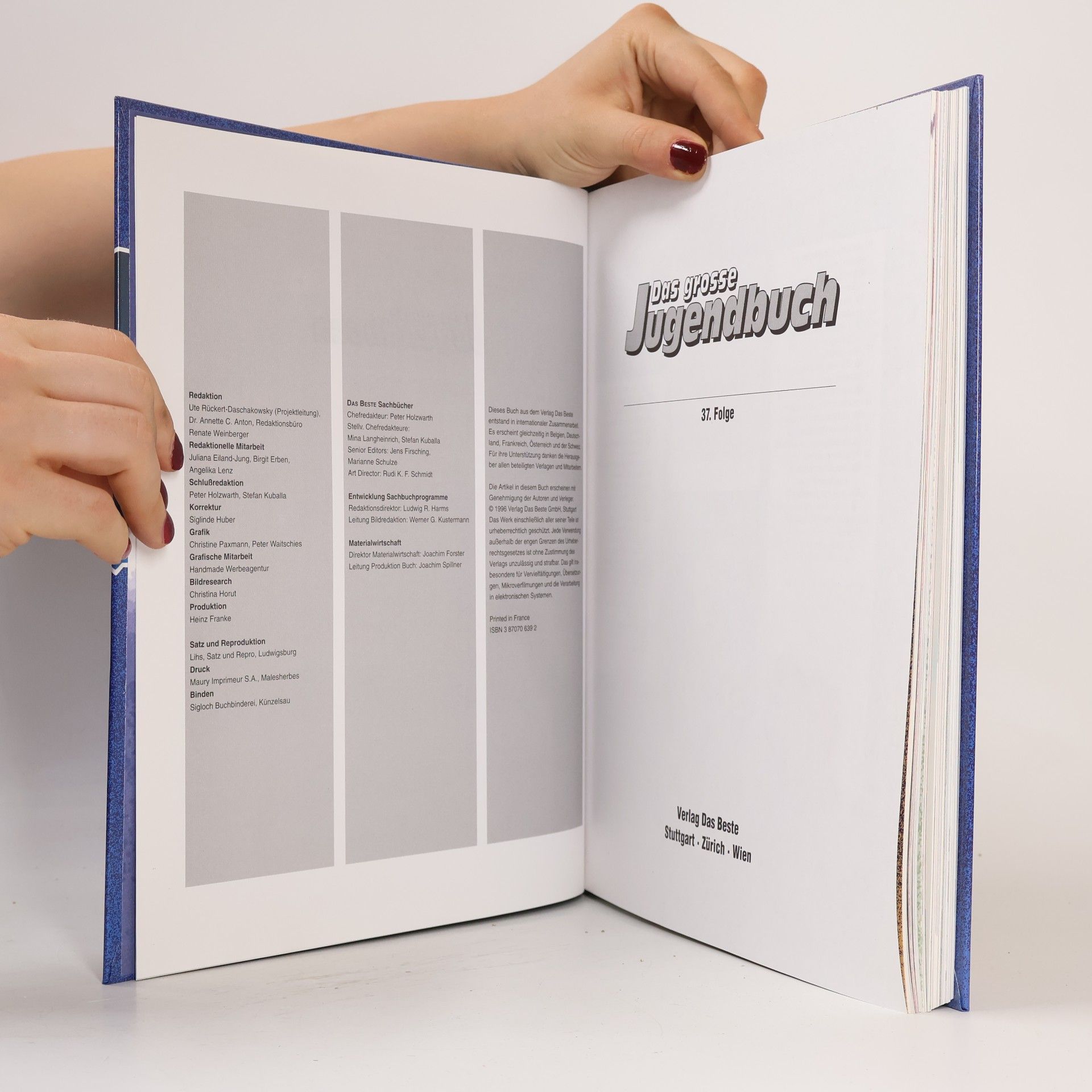 Various authors Das grosse Jugendbuch. 37. Folge