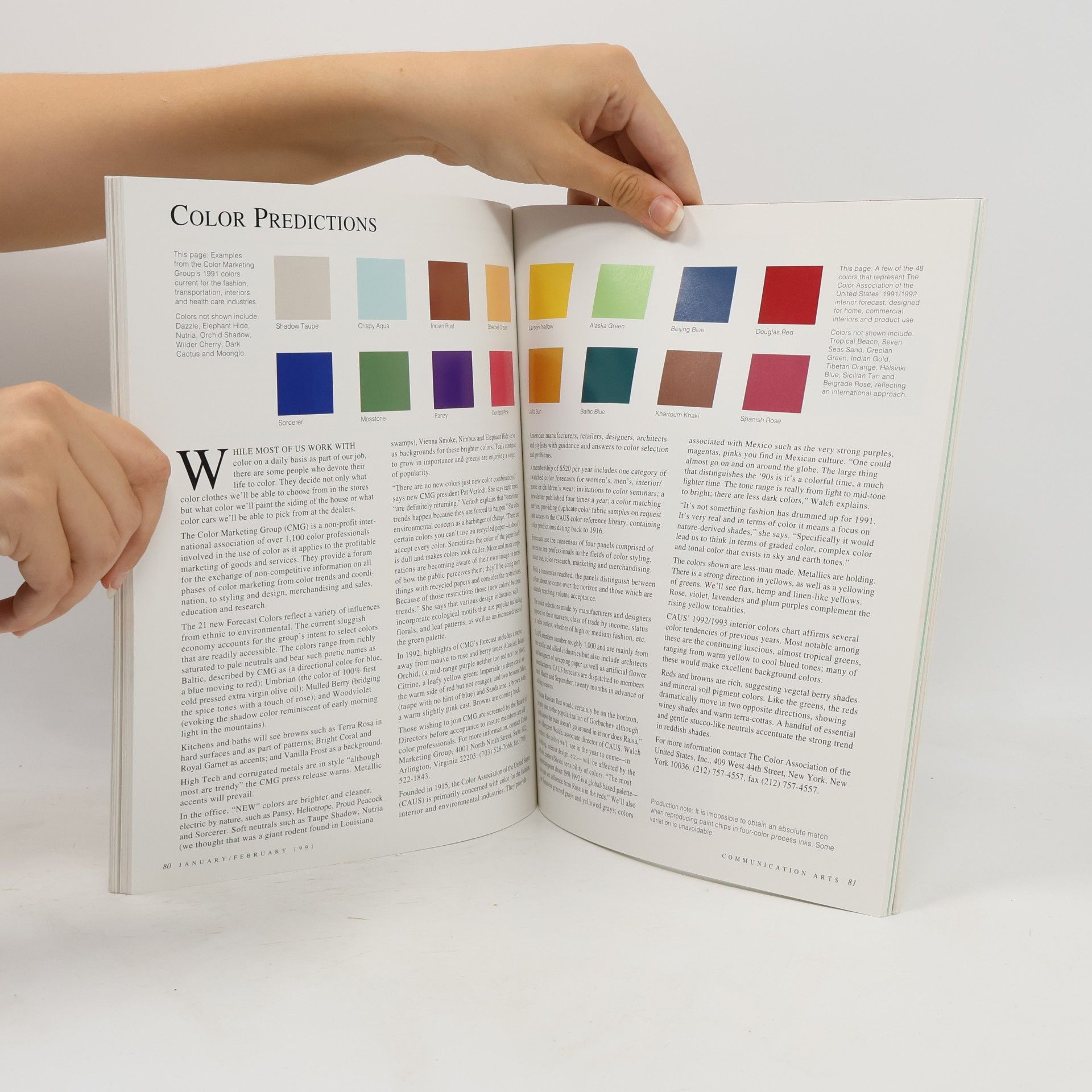 AA.VV. Communication Arts. 1-2/1991