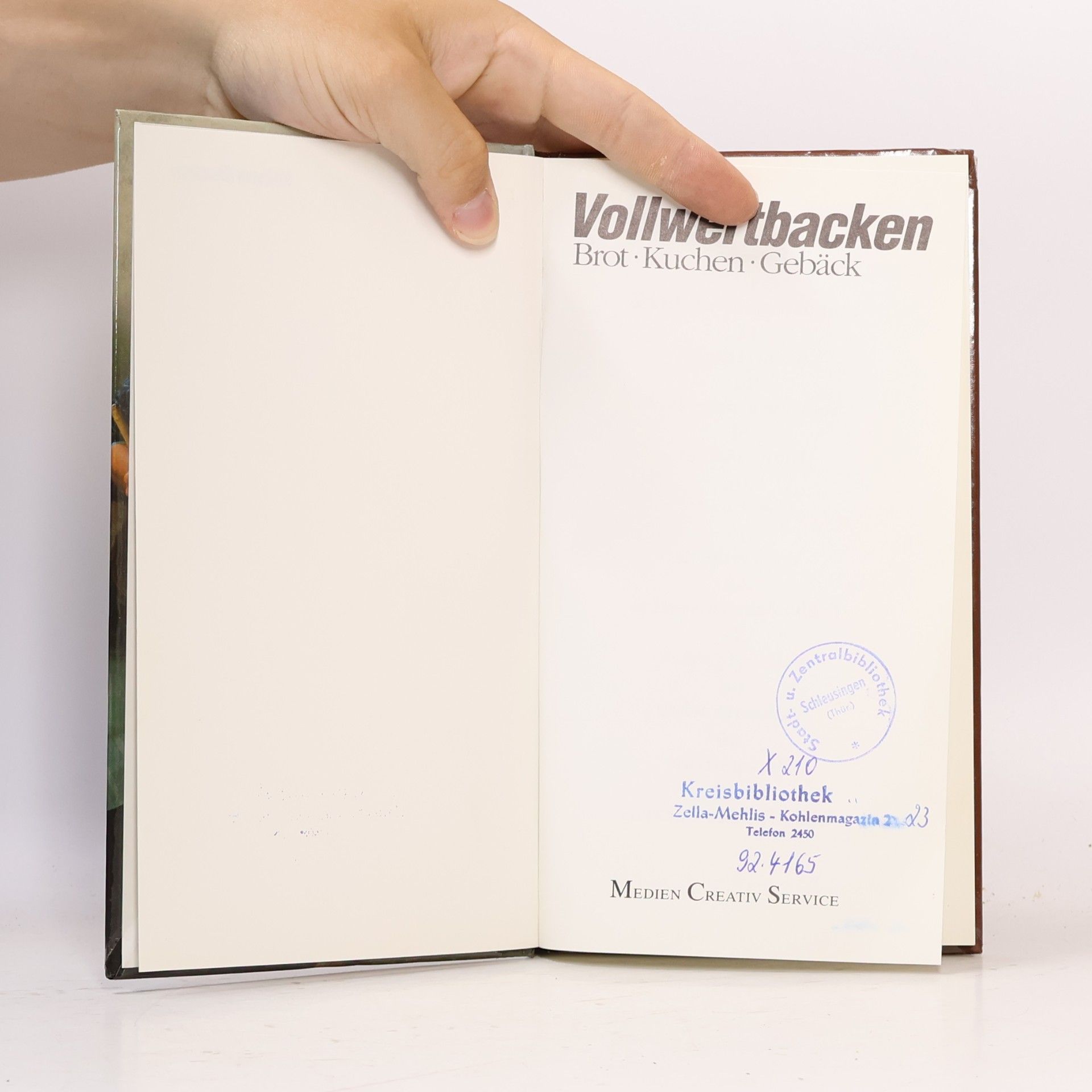 AA.VV. Vollwertbacken. Brot-Kuchen-Gebäck
