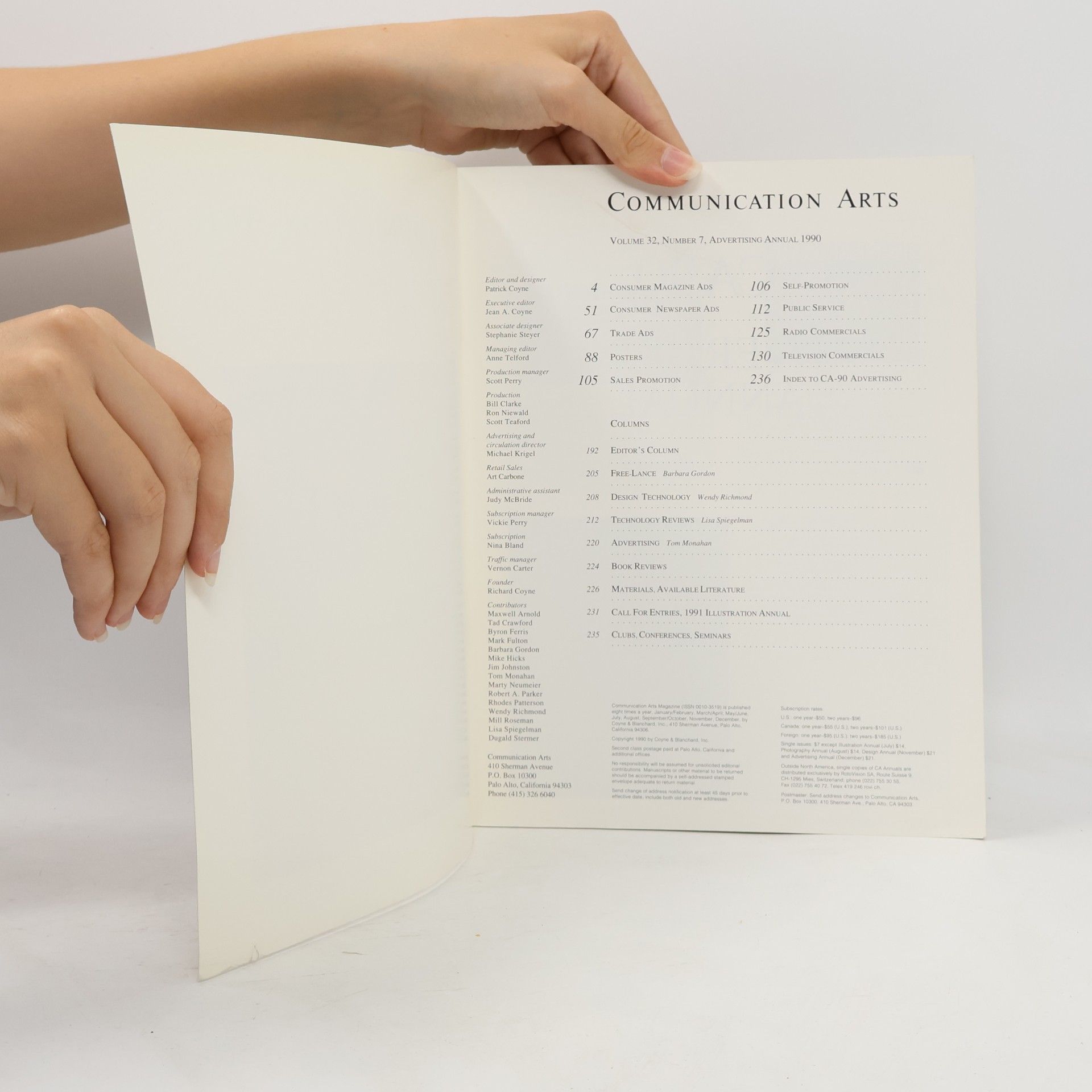 Kolektiv autorů Communication Arts. CA90 Advertising Annual