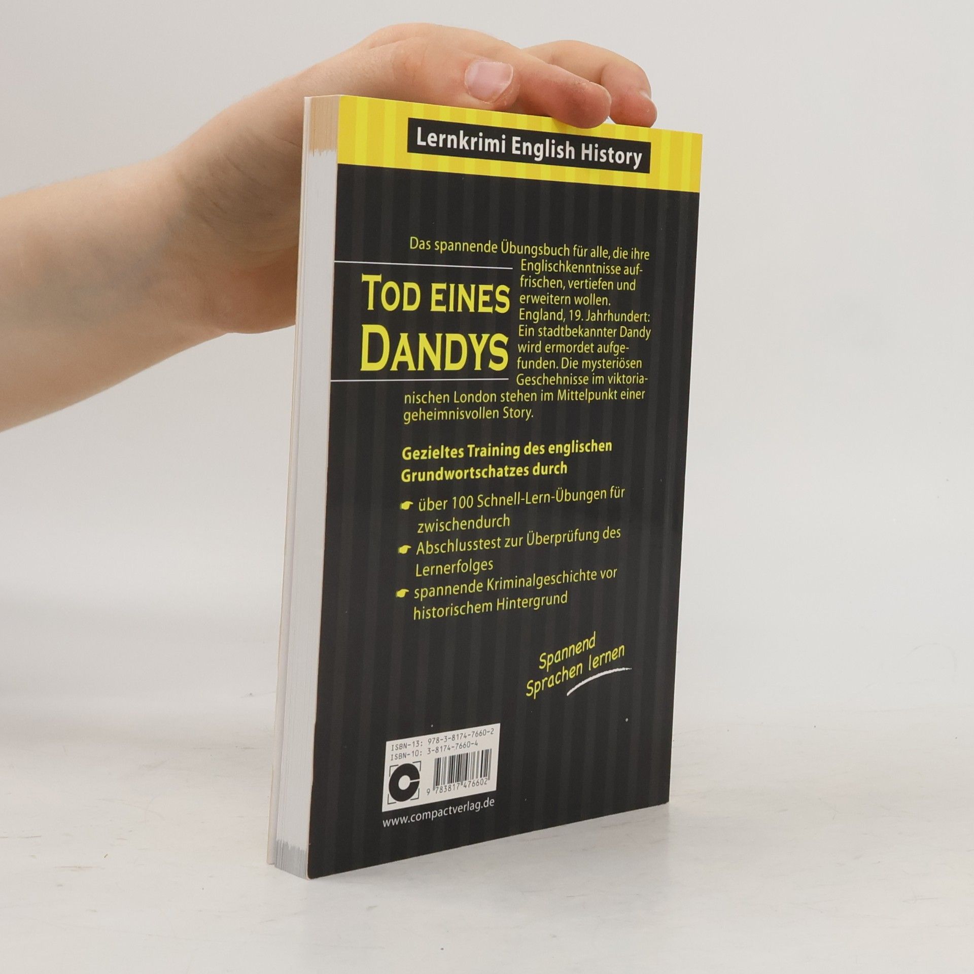 Barry Hamilton Lernkrimi English History: Tod eines Dandys