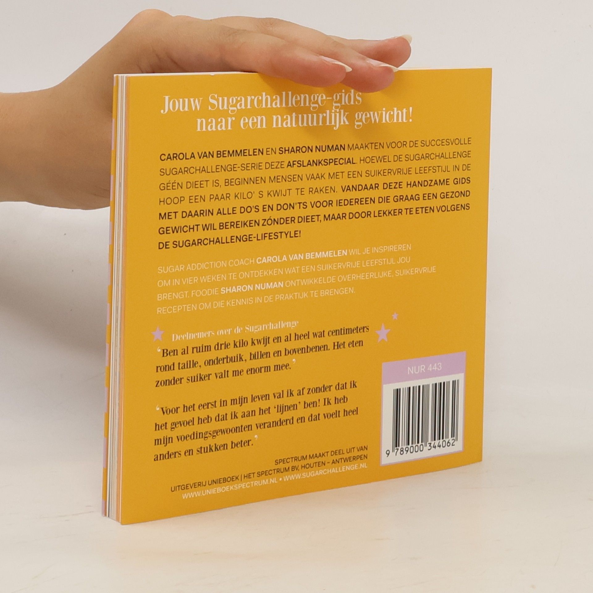 Carola van Bemmelen 100% suikervrij naar jouw natuurlijke gewicht