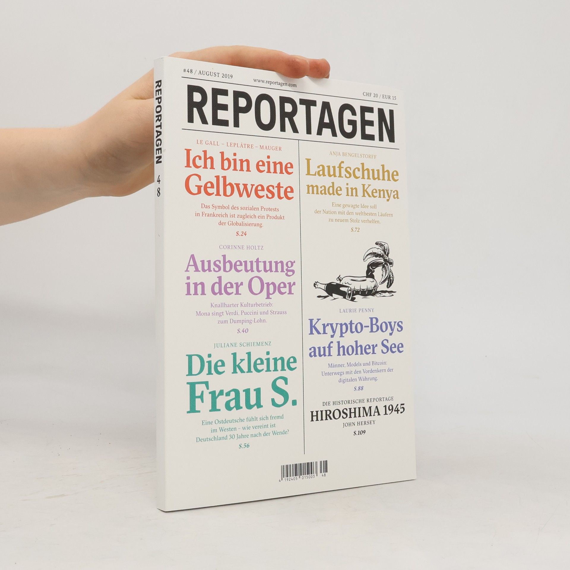 Kolektív autorov Reportagen 48. August 2019