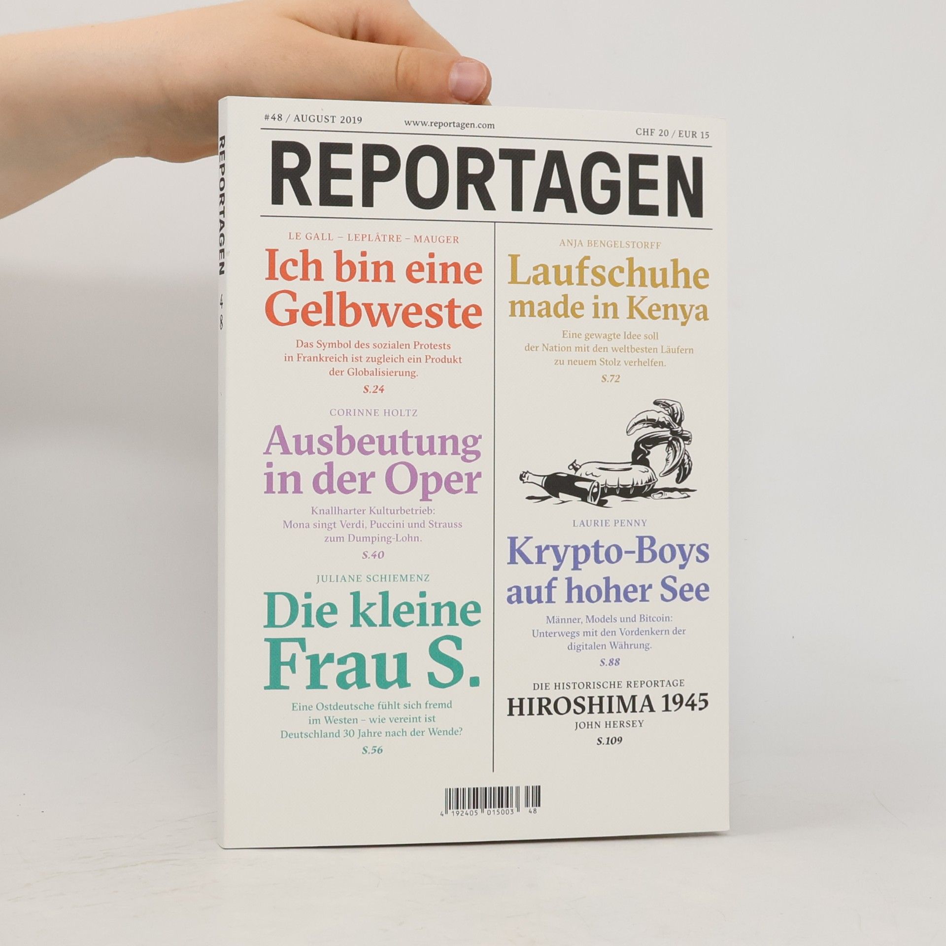 Kolektiv autorů Reportagen 48. August 2019