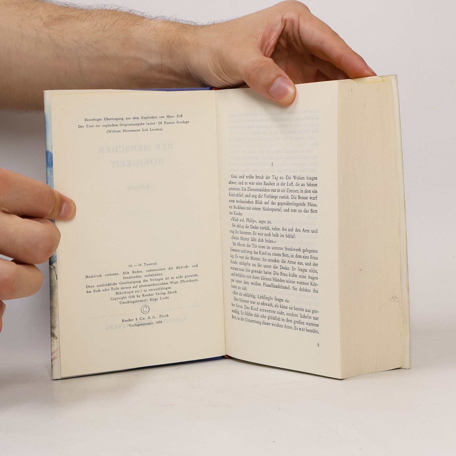 William Somerset Maugham Der Menschen Hörigkeit