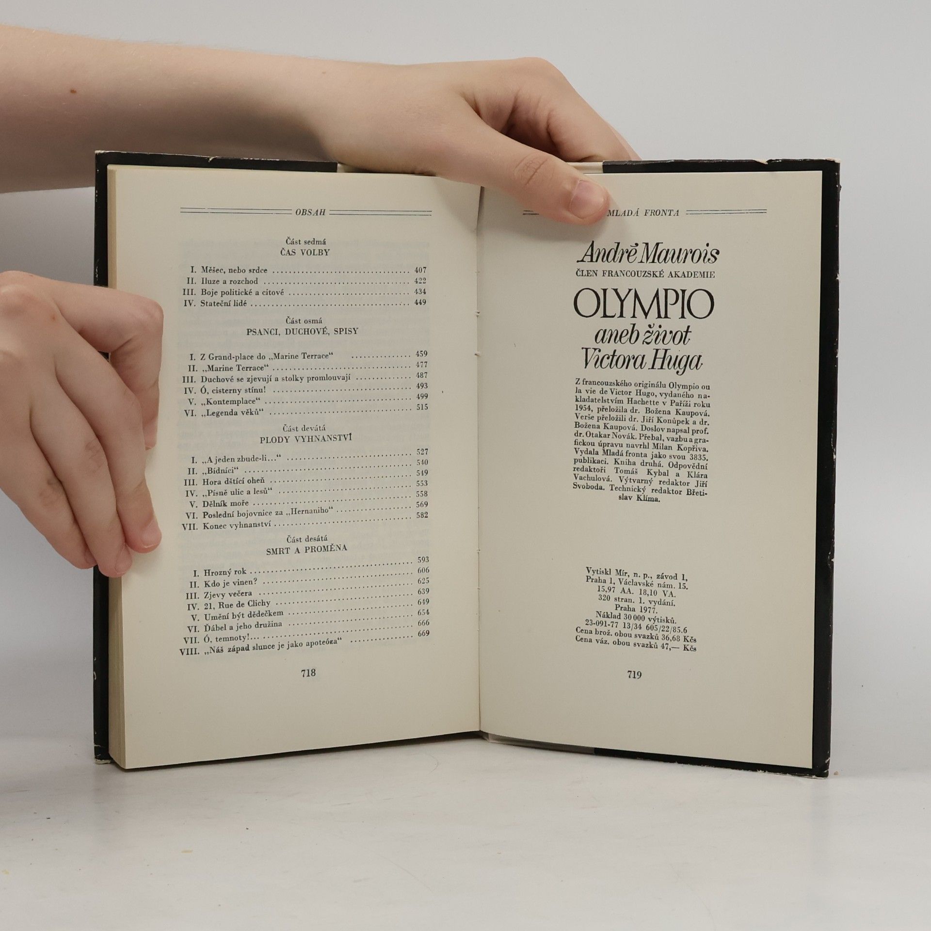 André Maurois Olympio aneb život Victora Huga 2