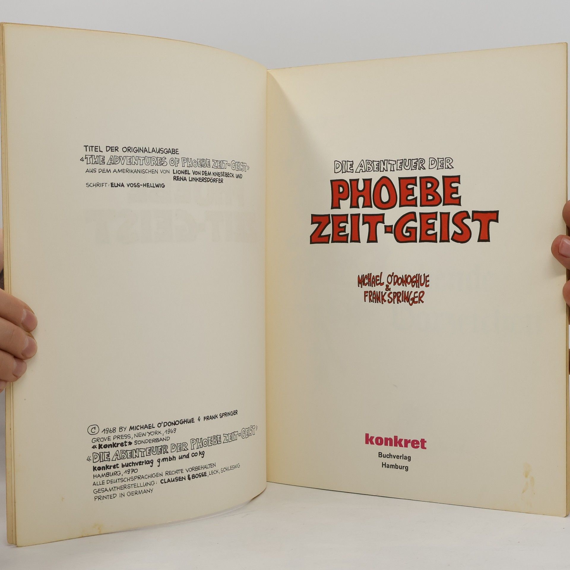 Michael O'Donoghue Die Abenteuer der Phoebe Zeit-Geist