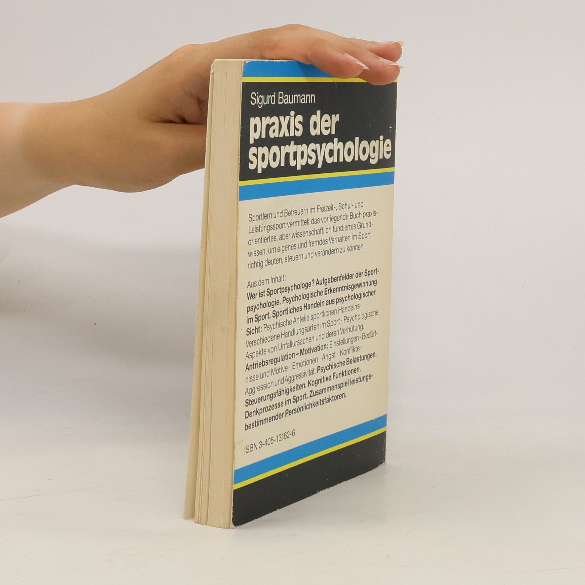 Sigurd Baumann Praxis der Sportpsychologie