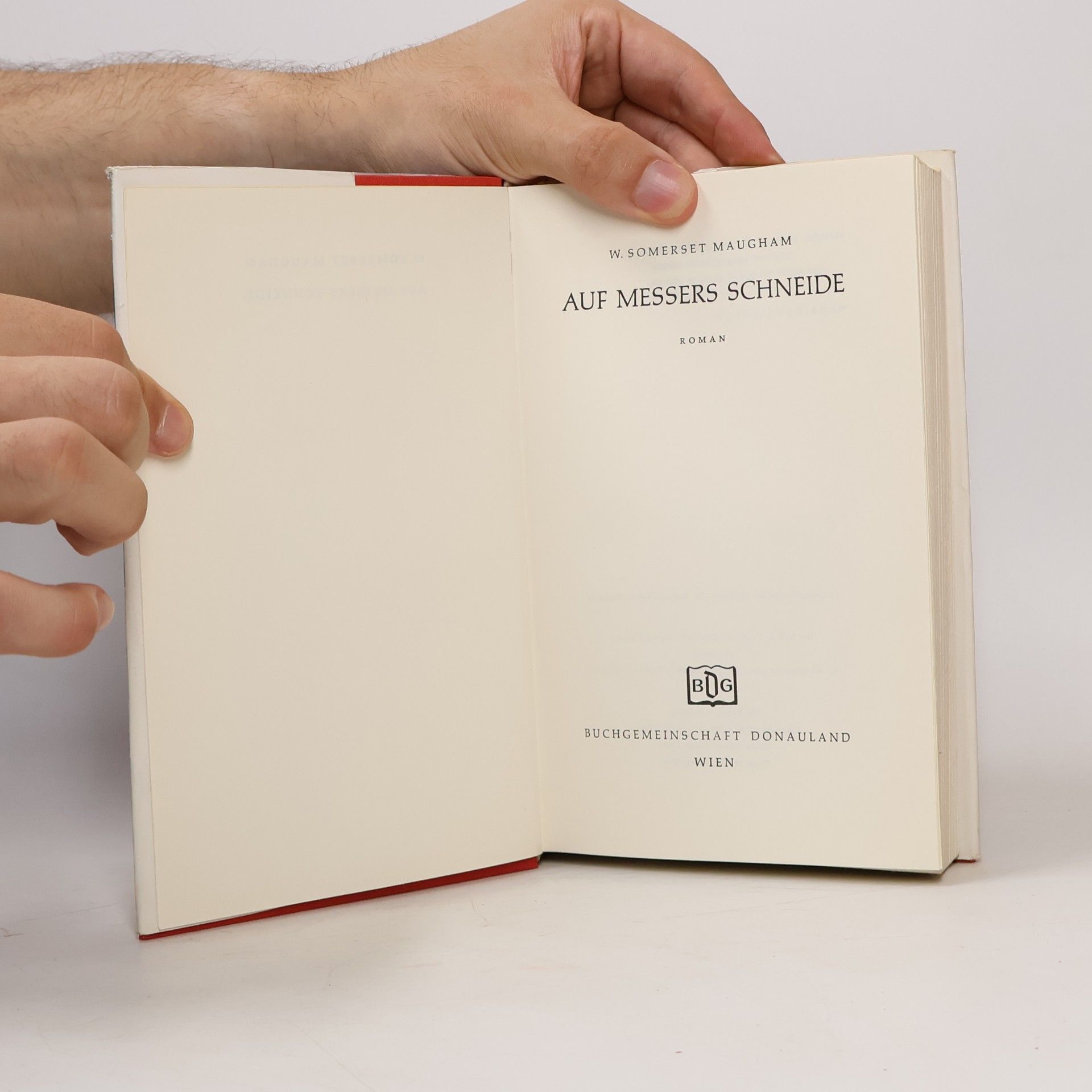 William Somerset Maugham Auf Messers Schneide