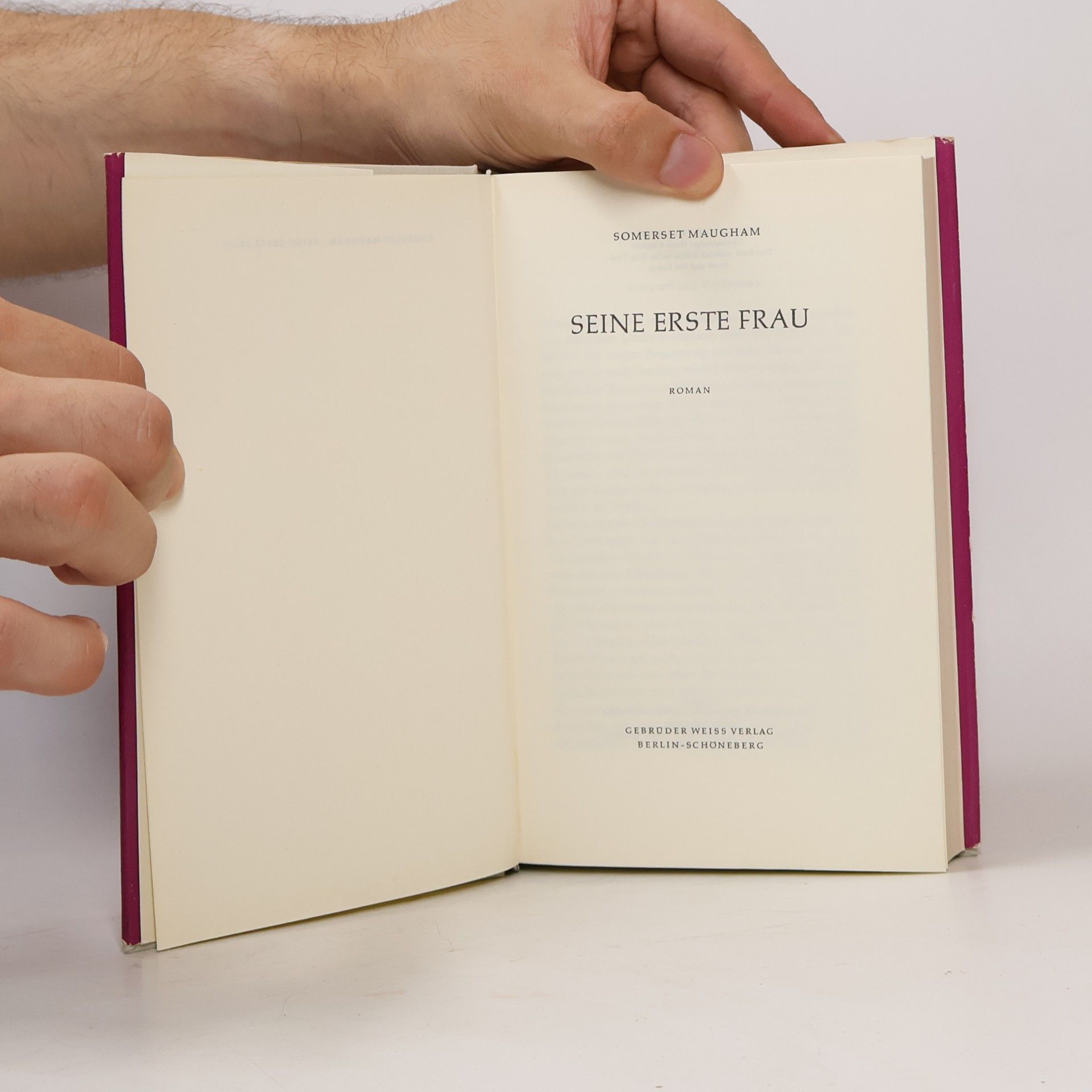 W Somerset Maugham Seine erste Frau