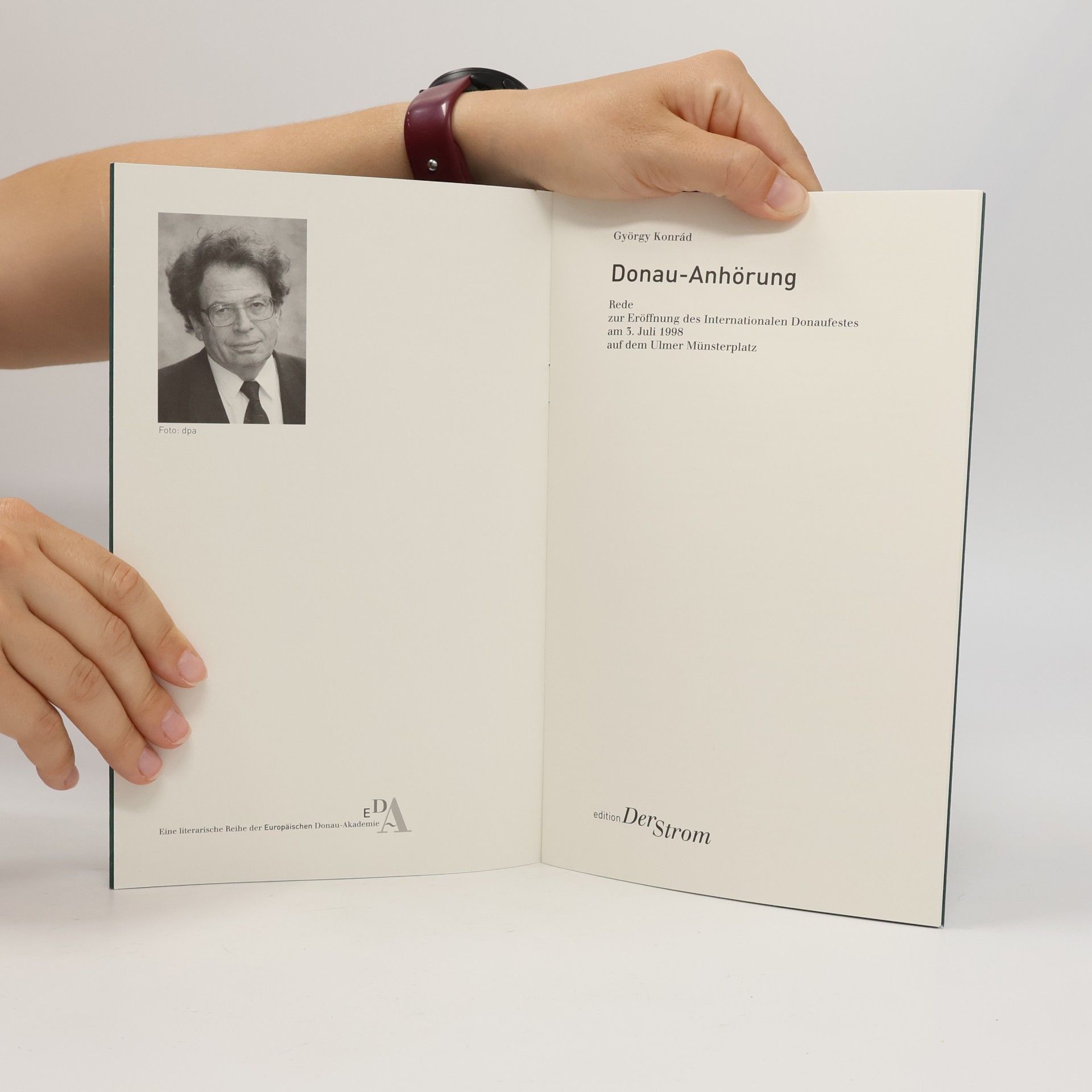 György Konrád Donau-Anhörung