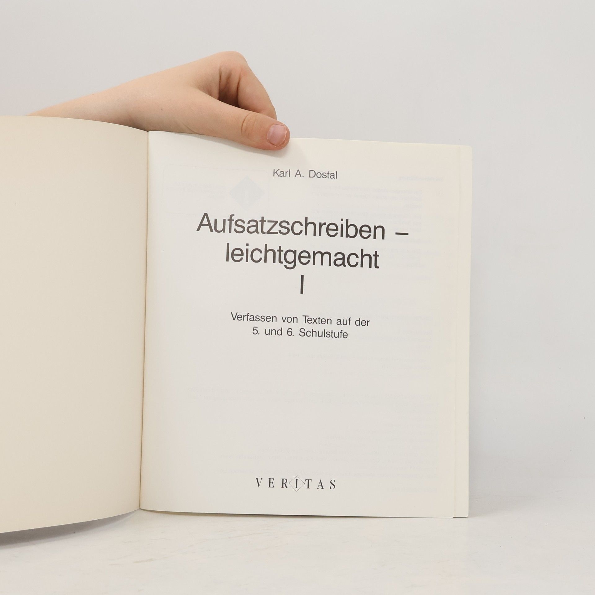 Karl A. Dostal Aufsatzschreiben leichtgemacht