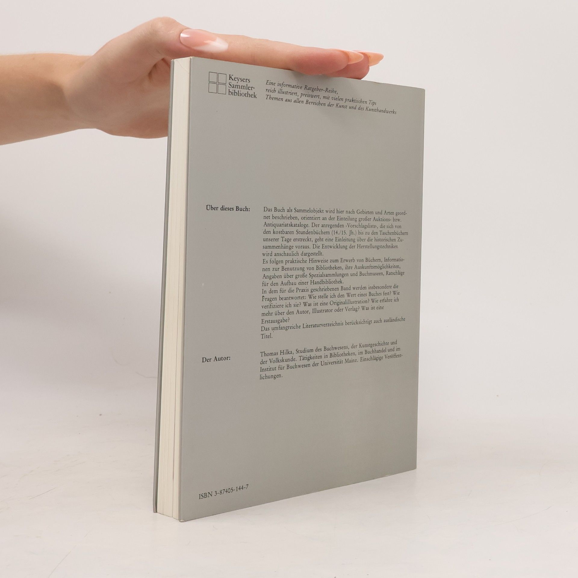 Thomas Hilka Bücher: Sammeln - Bestimmen - Pflegen