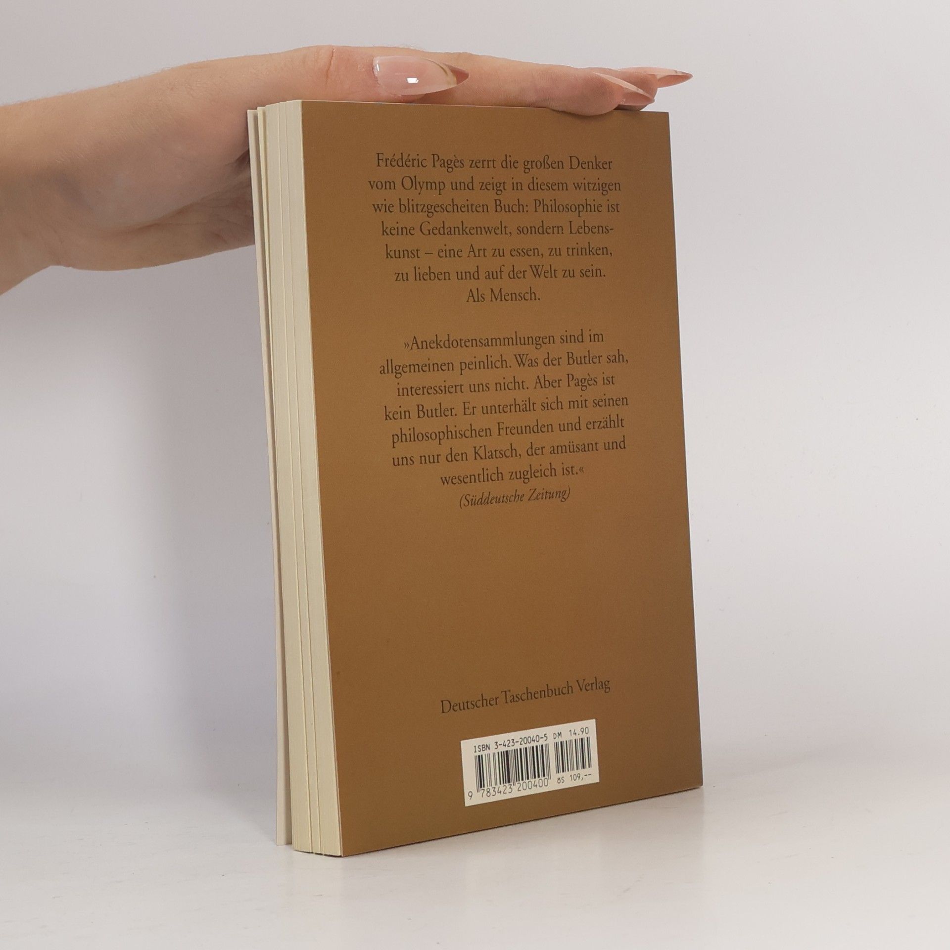 Fre de ric Page s. Frühstück bei Sokrates