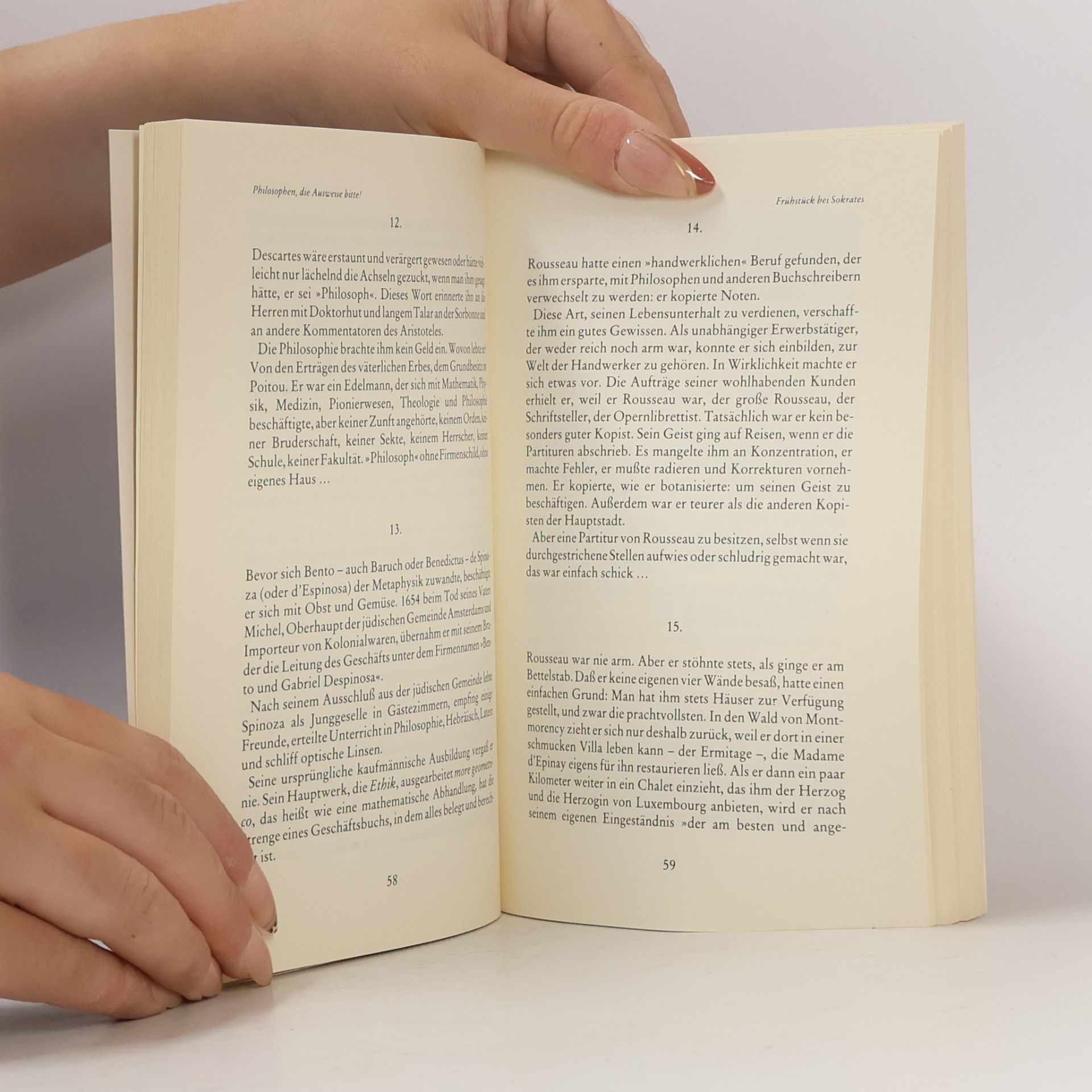 Fre de ric Page s. Frühstück bei Sokrates