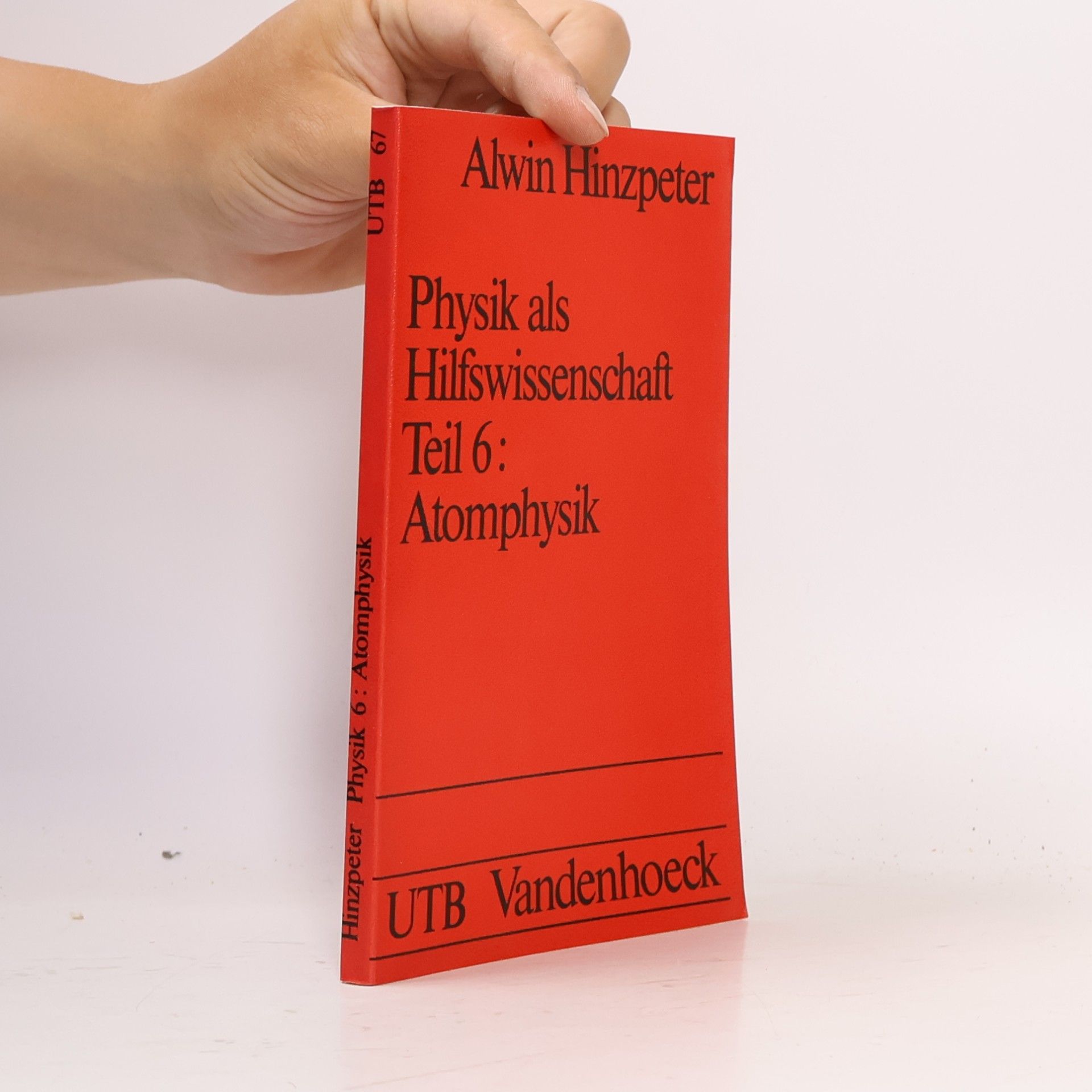 Alwin Hinzpeter Physik als Hilfswissenschaft
