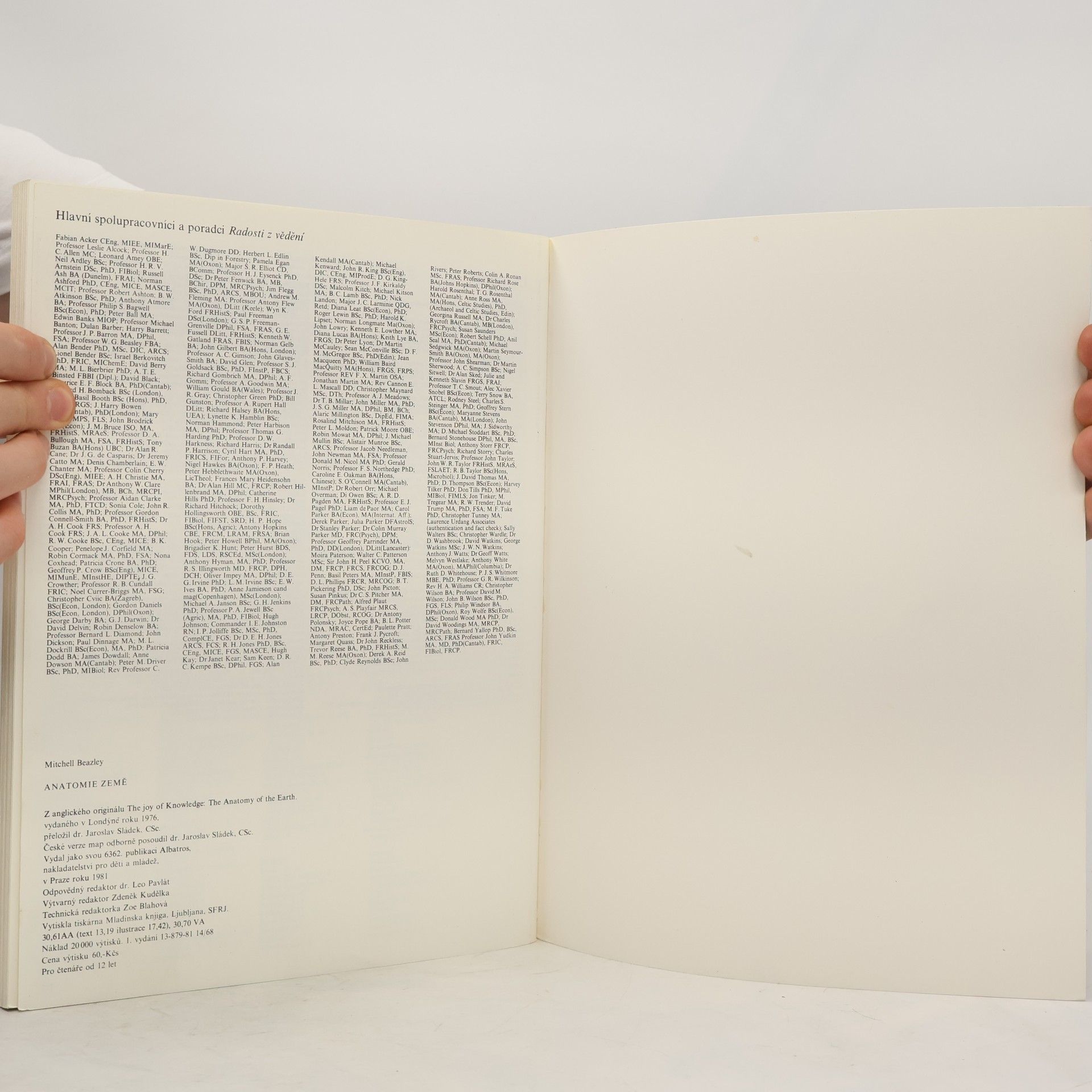 Mitchell Beazley Anatomie Země
