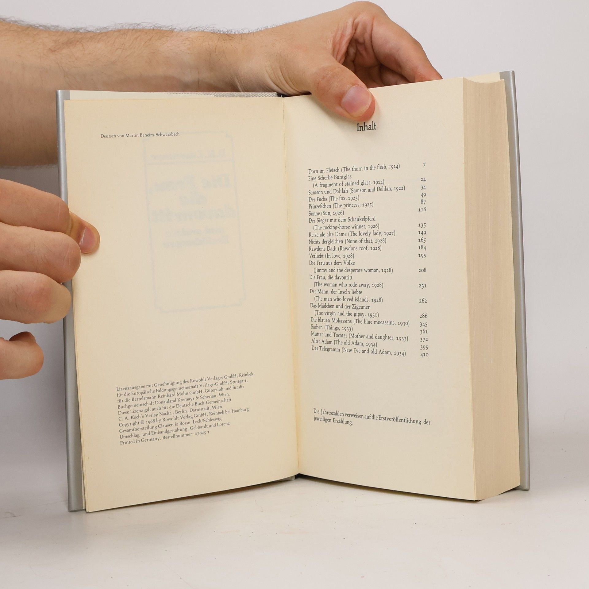 D. H. Lawrence Die Frau, die davonritt