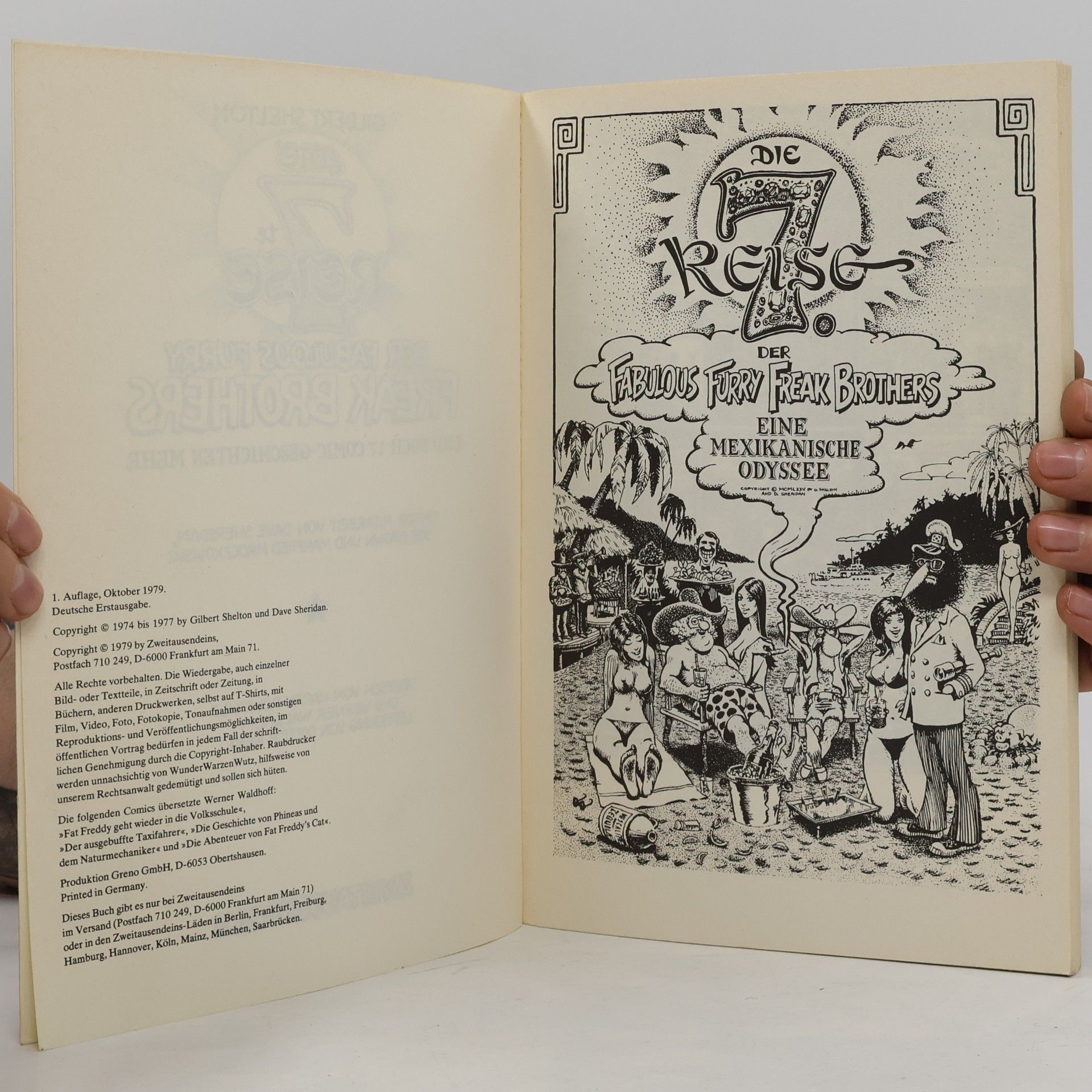 Gilbert Shelton Die 7te Reise. Der Fabulous Furry Freak Brothers