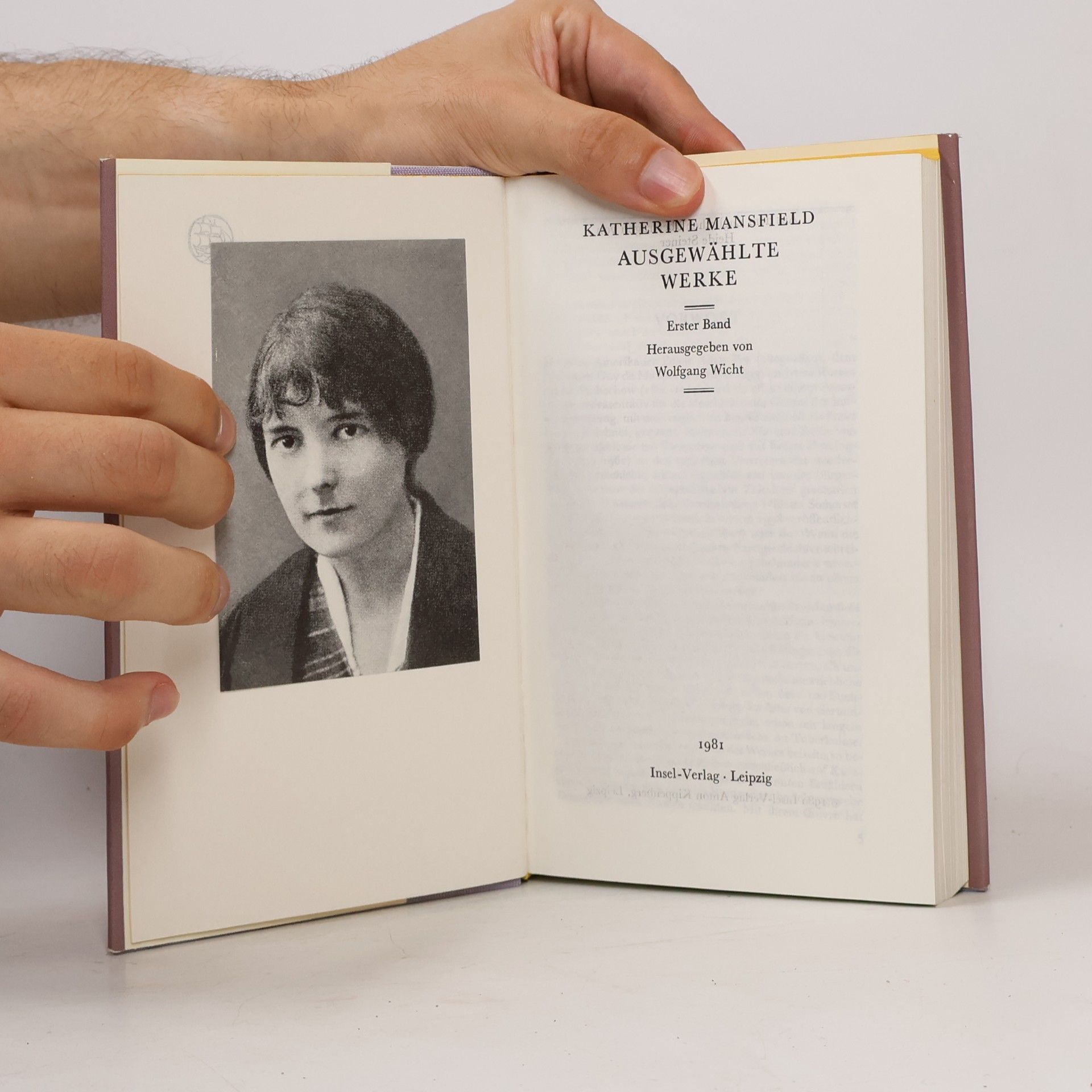 Katherine Mansfield Ausgewählte Werke, Erster Band