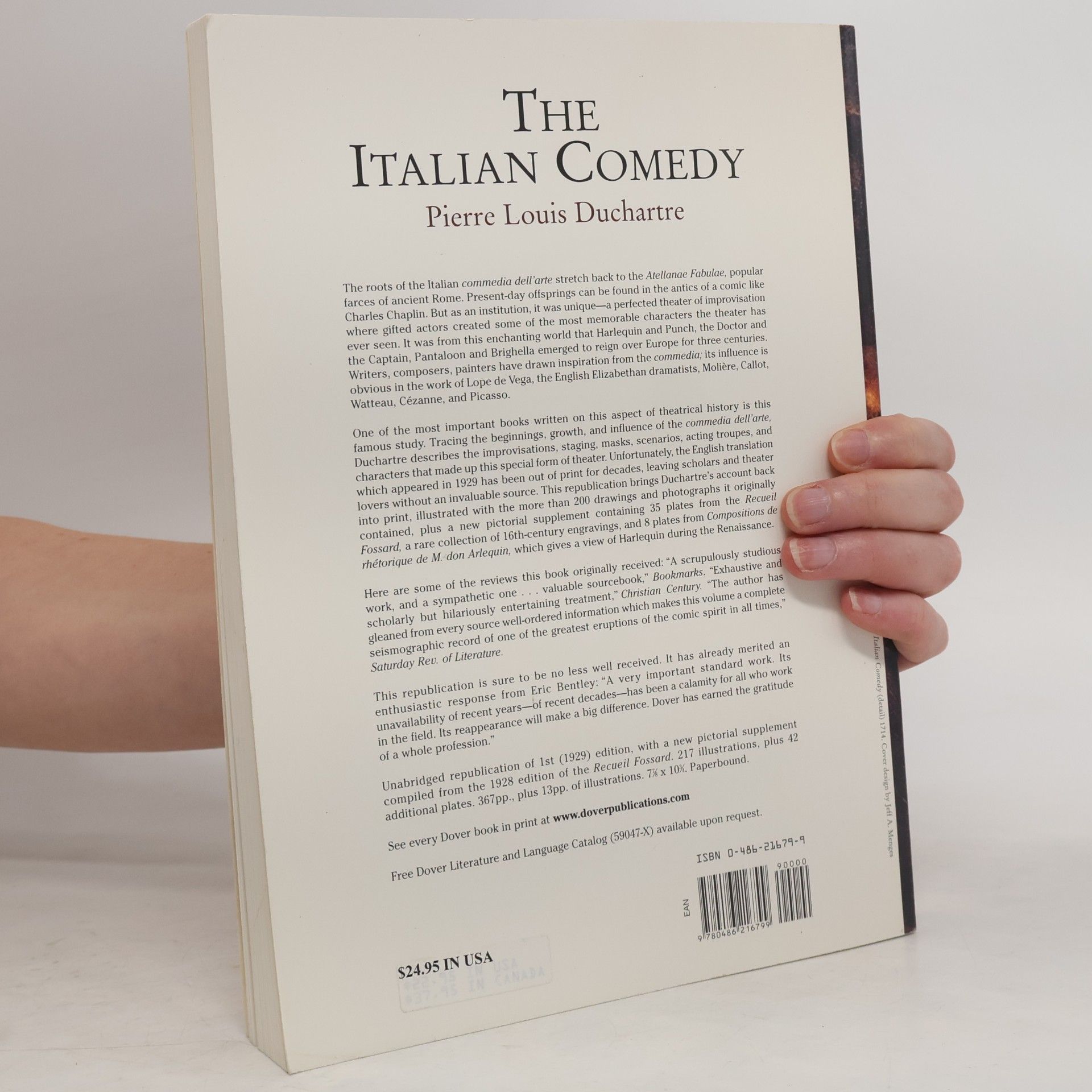 Pierre Louis Duchartre The Italian Comedy