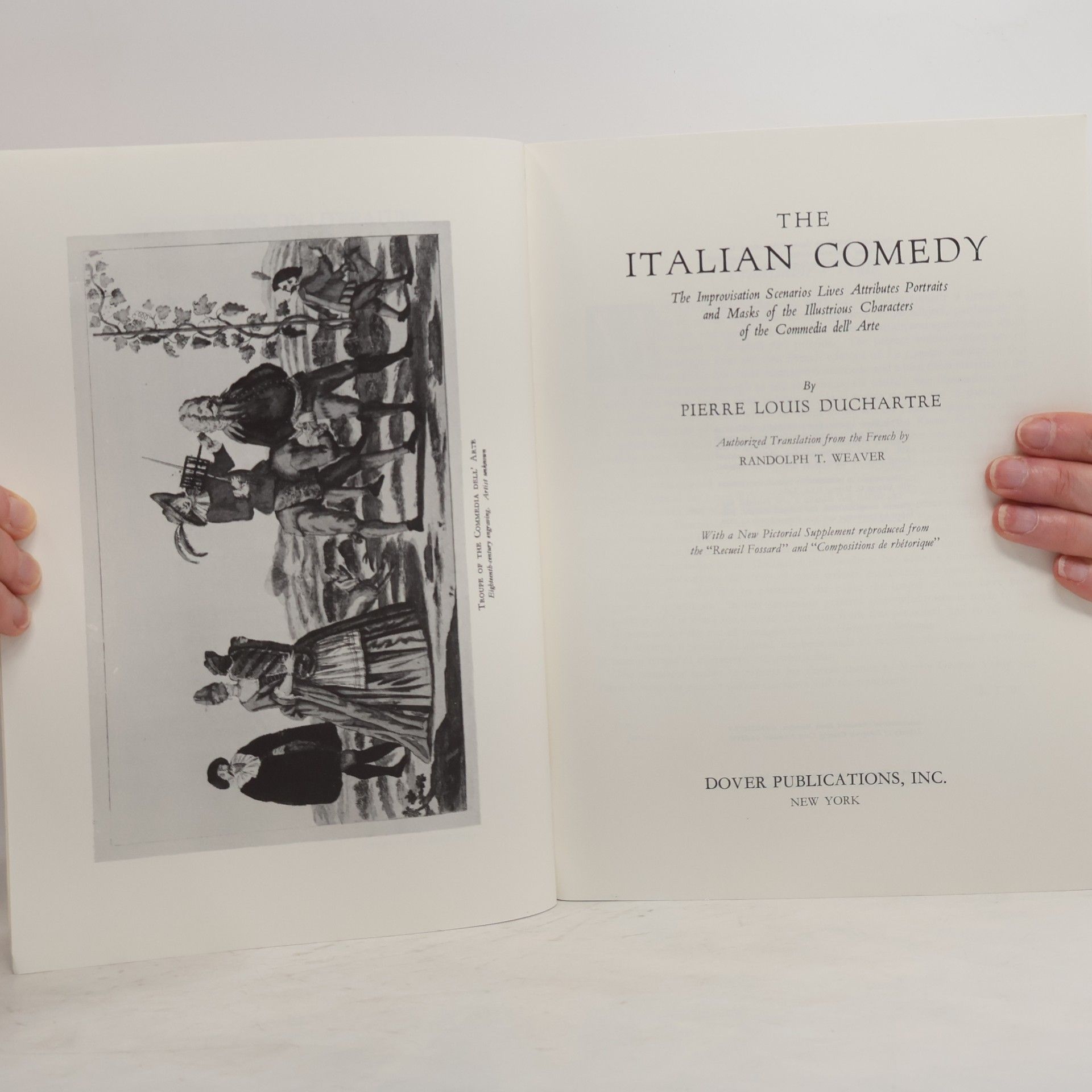 Pierre Louis Duchartre The Italian Comedy