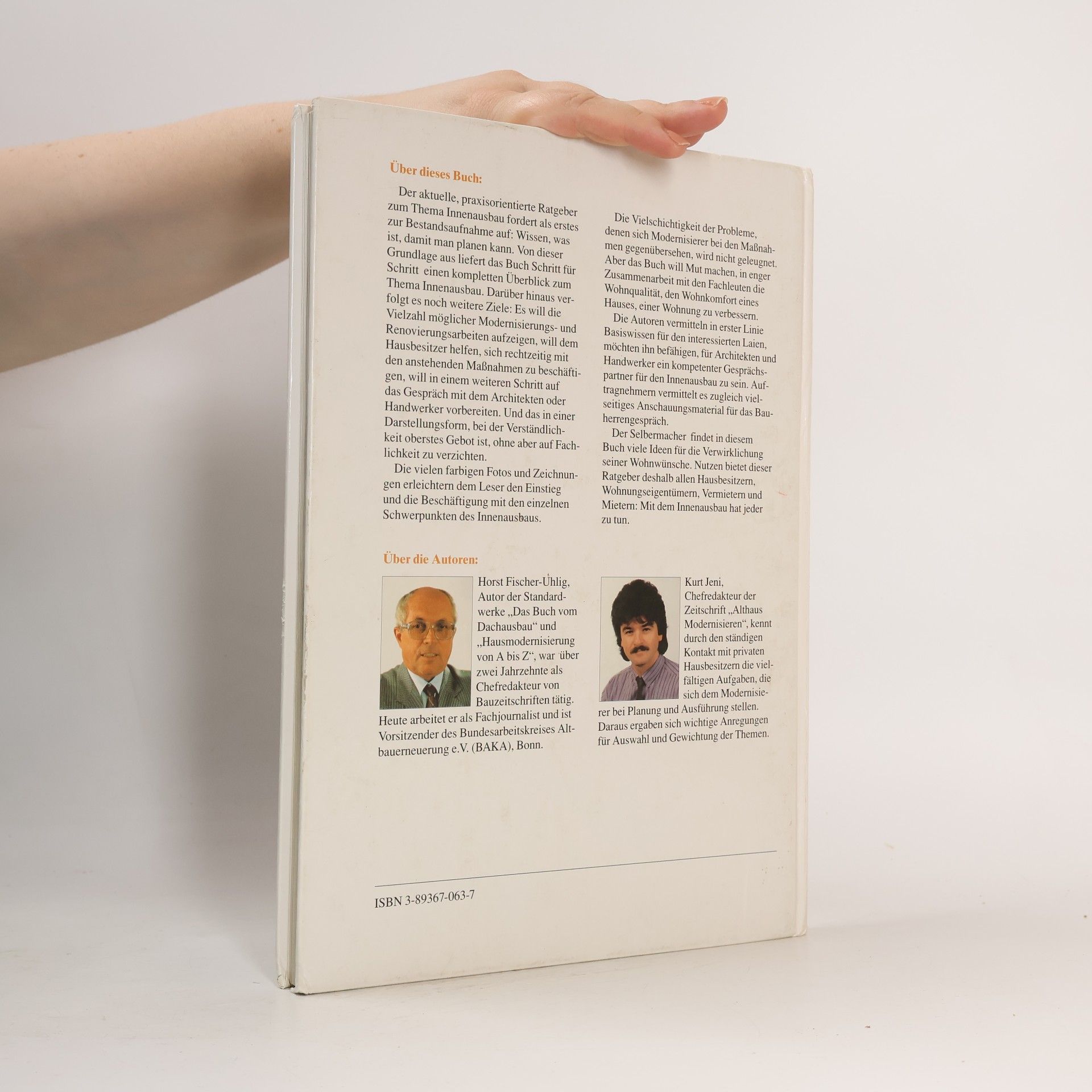 Horst Fischer-Uhlig Das Buch vom Innenausbau