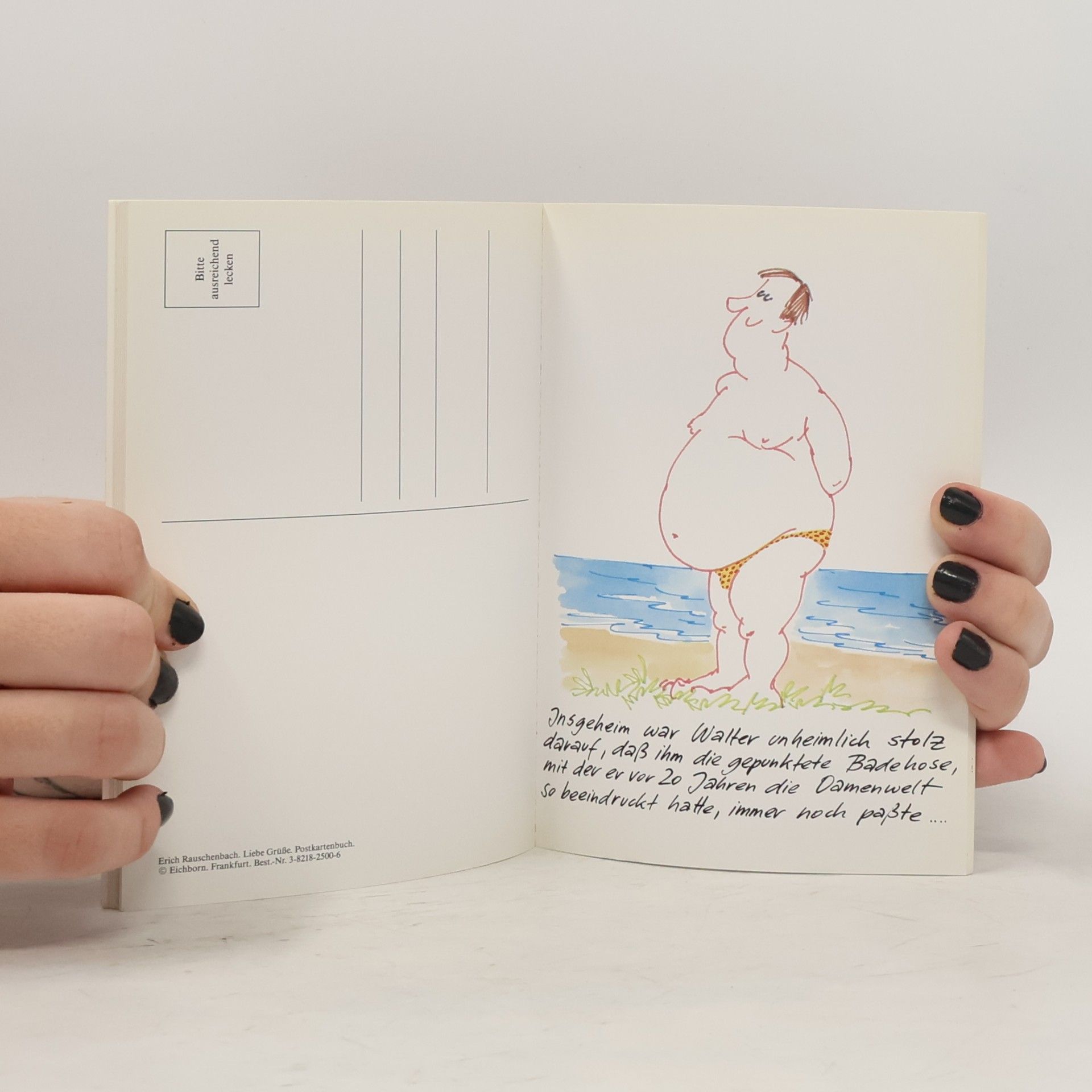 Erich Rauschenbach Liebe Grüsse!: Postkartenbuch