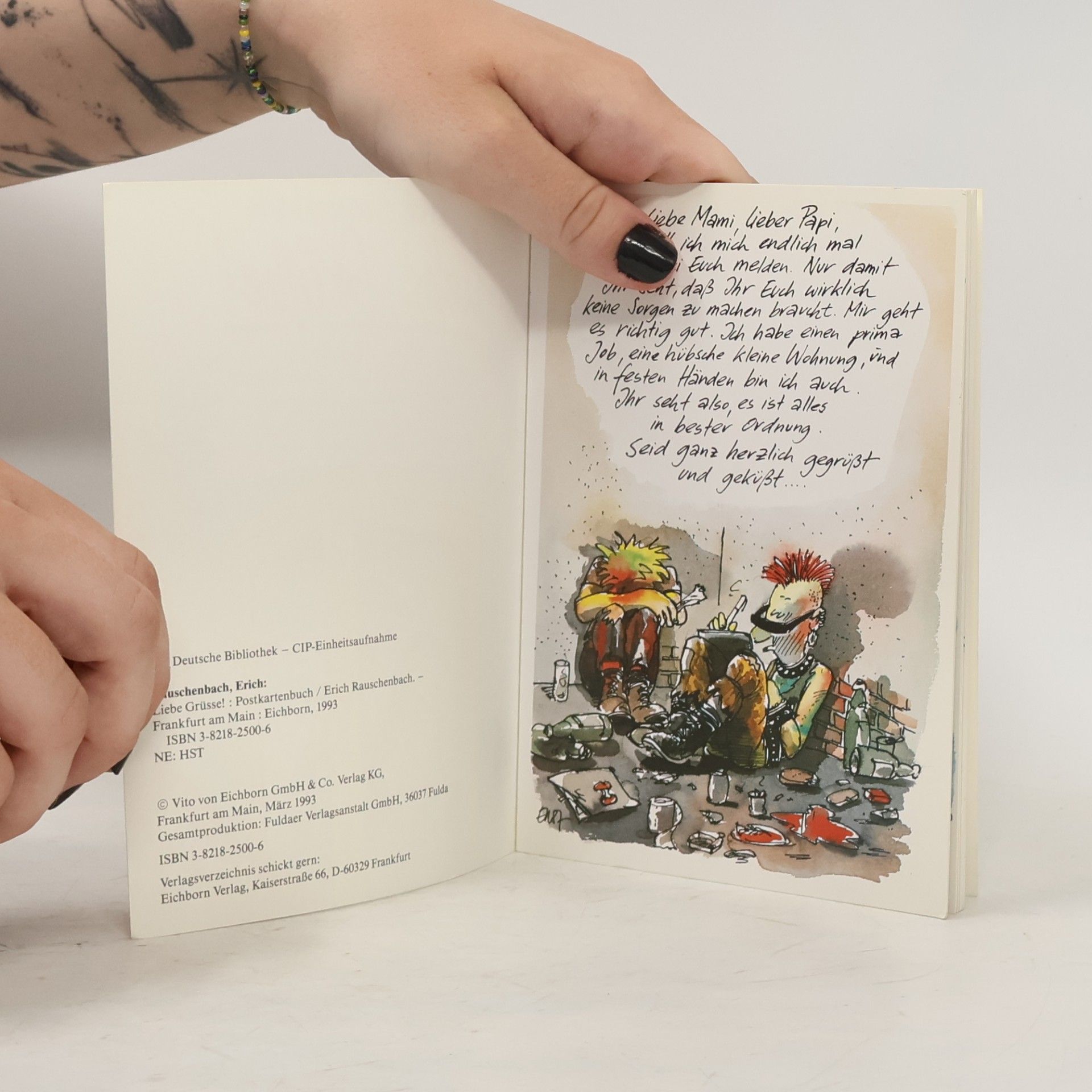 Erich Rauschenbach Liebe Grüsse!: Postkartenbuch