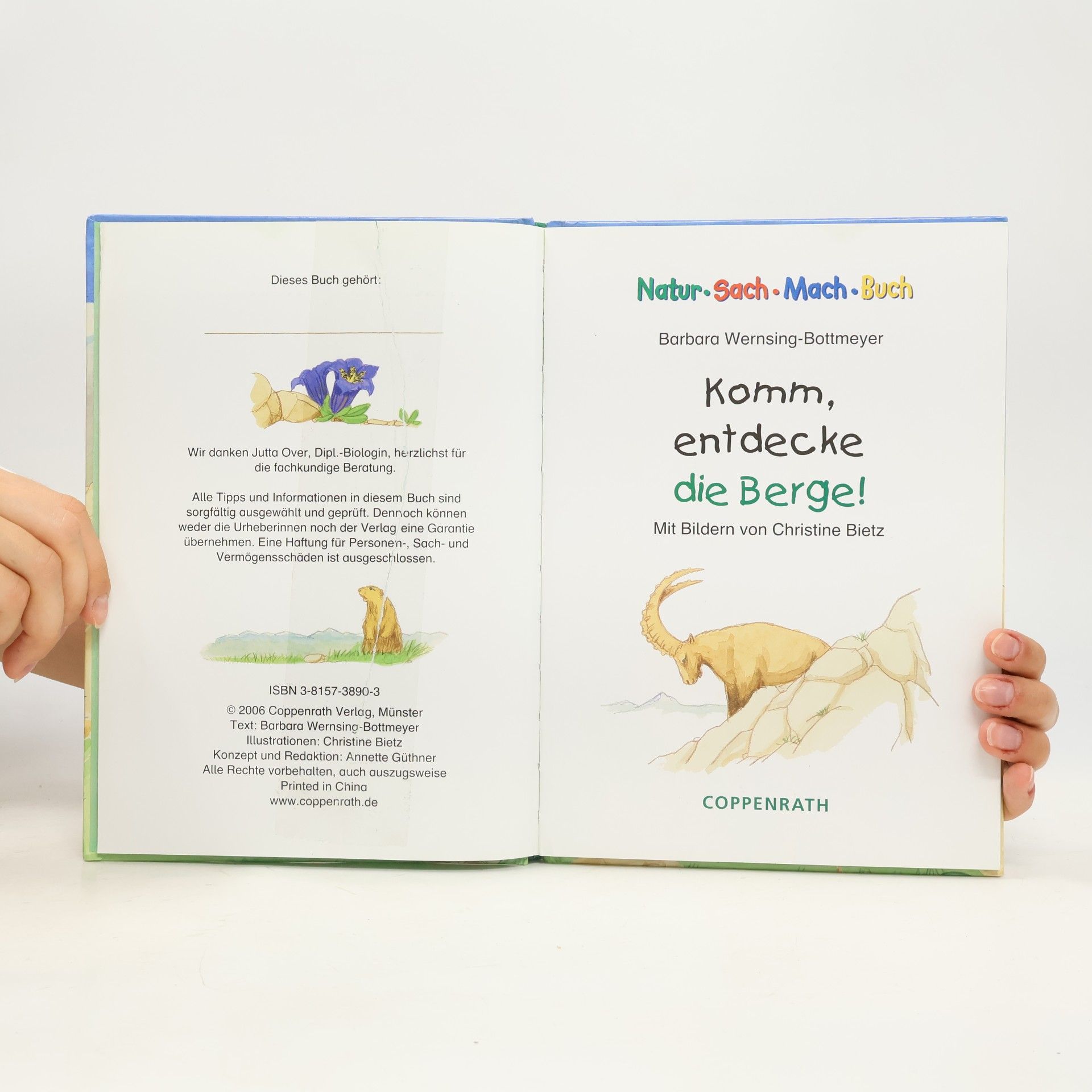 Barbara Wernsing Bottmeyer Komm, entdecke die Berge!