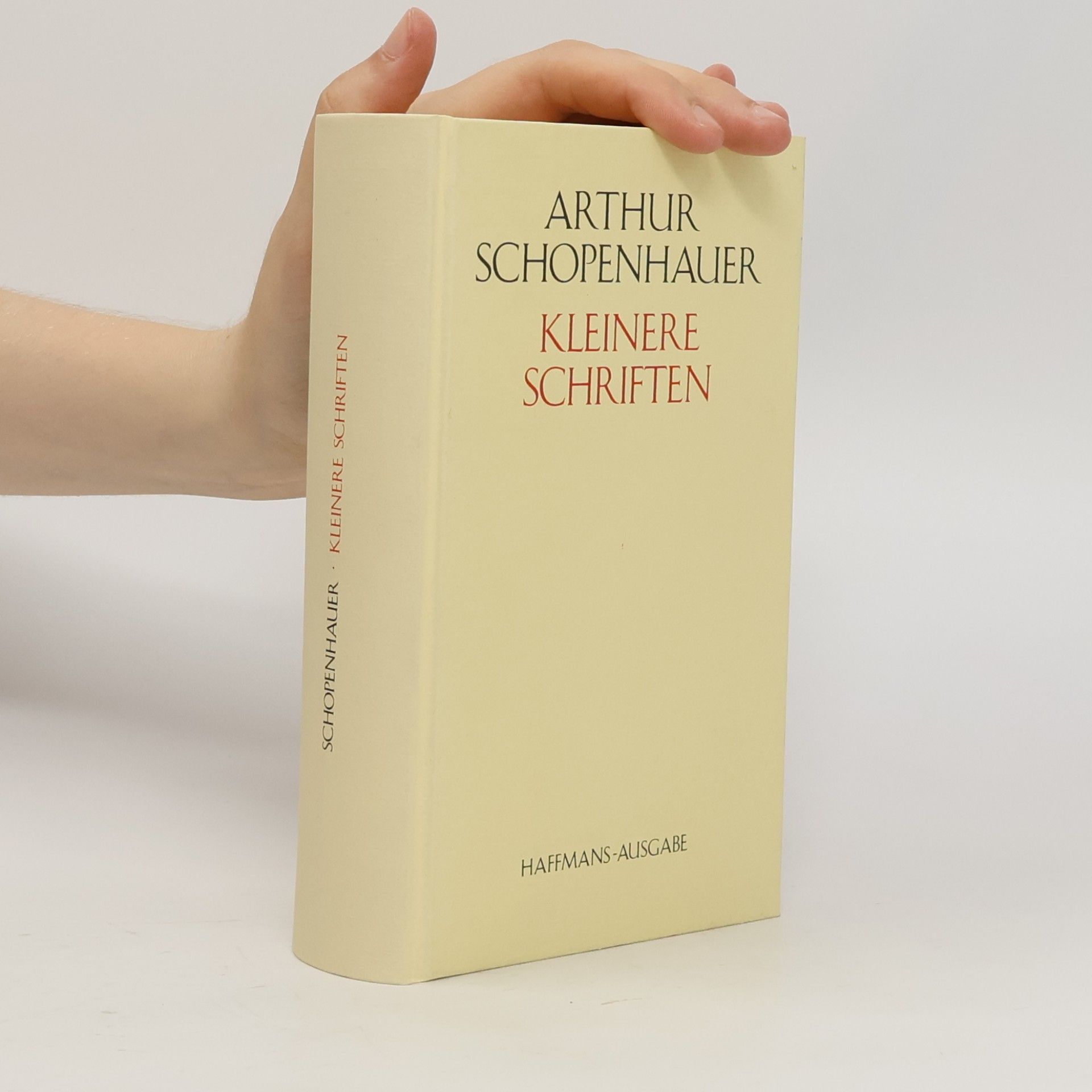 Arthur Schopenhauer Kleinere Schriften